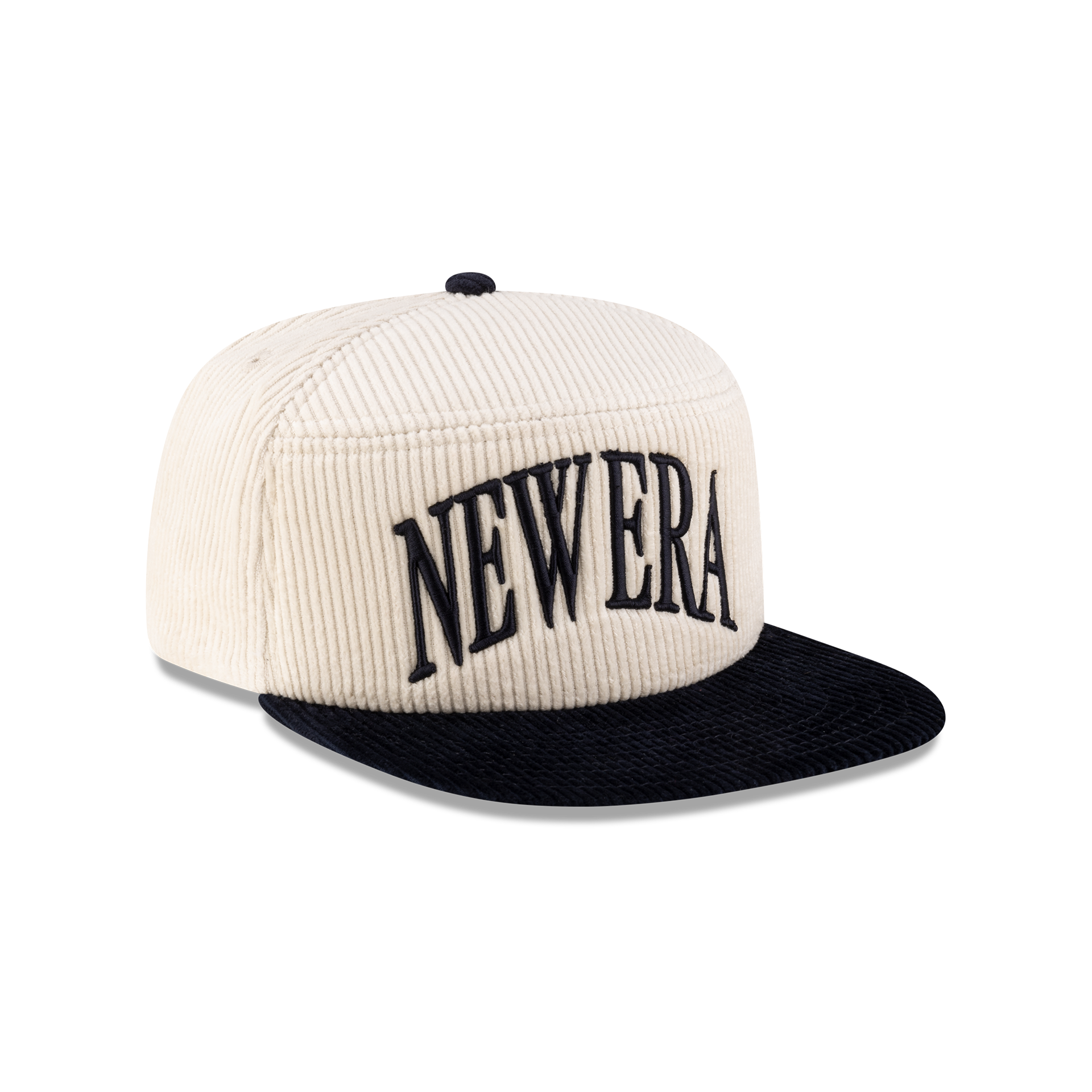 New Era Branded Paragon Corduroy Chrome White Split Panel 9FIFTY Snapback Hat - Image 3