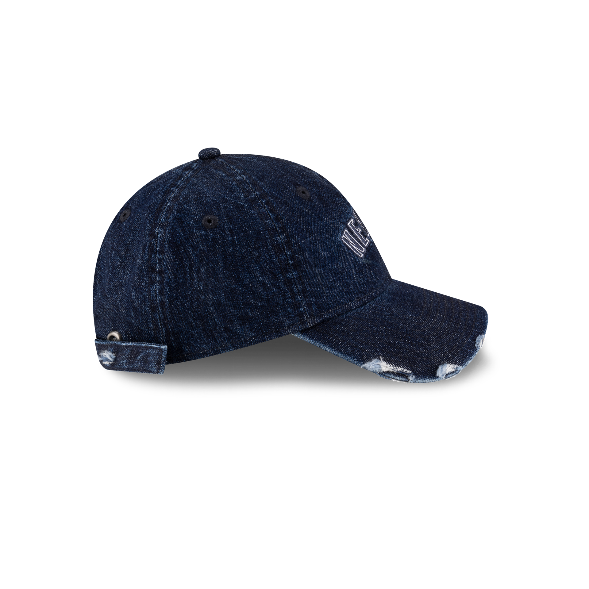 New Era Branded Sweep Rugby Denim Muted Indigo 9FORTY Adjustable Hat - Image 5