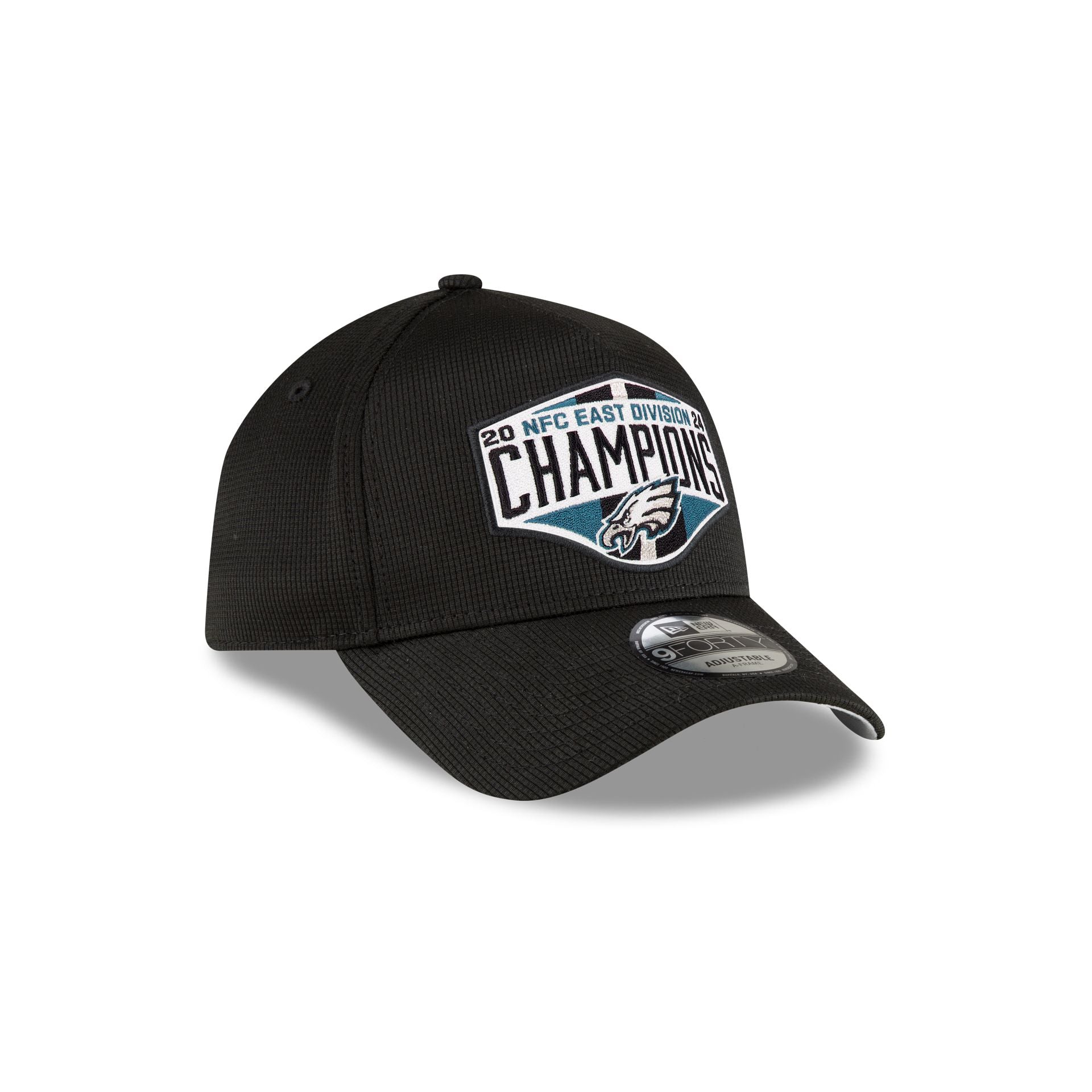 Philadelphia Eagles 2024 Division Champion Locker Room 9FORTY A-Frame Snapback Hat - Image 3