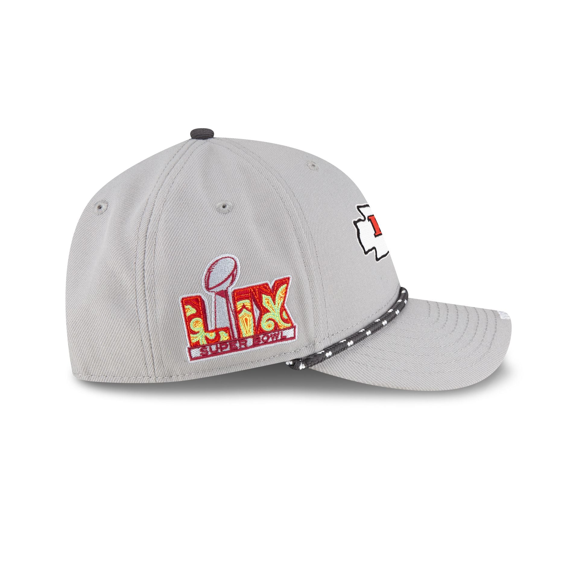Kansas City Chiefs Super Bowl LIX Sideline 9FORTY M-Crown Snapback Hat - Image 4
