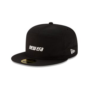 New Era Cap Black Split Panel 59FIFTY Fitted Hat
