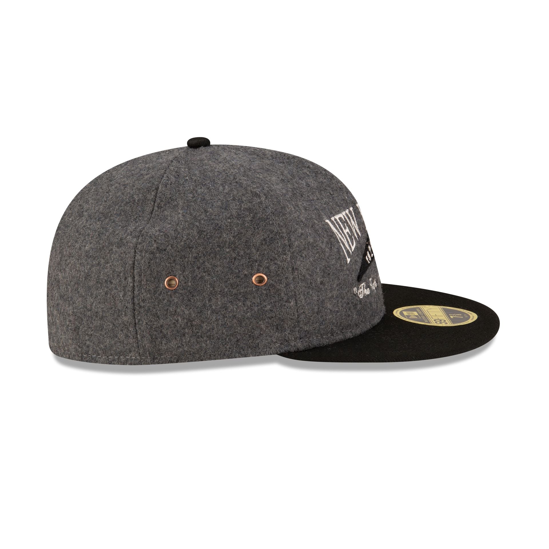 New Era Cap Heather Gray Retro Crown 59FIFTY Fitted Hat - Image 5