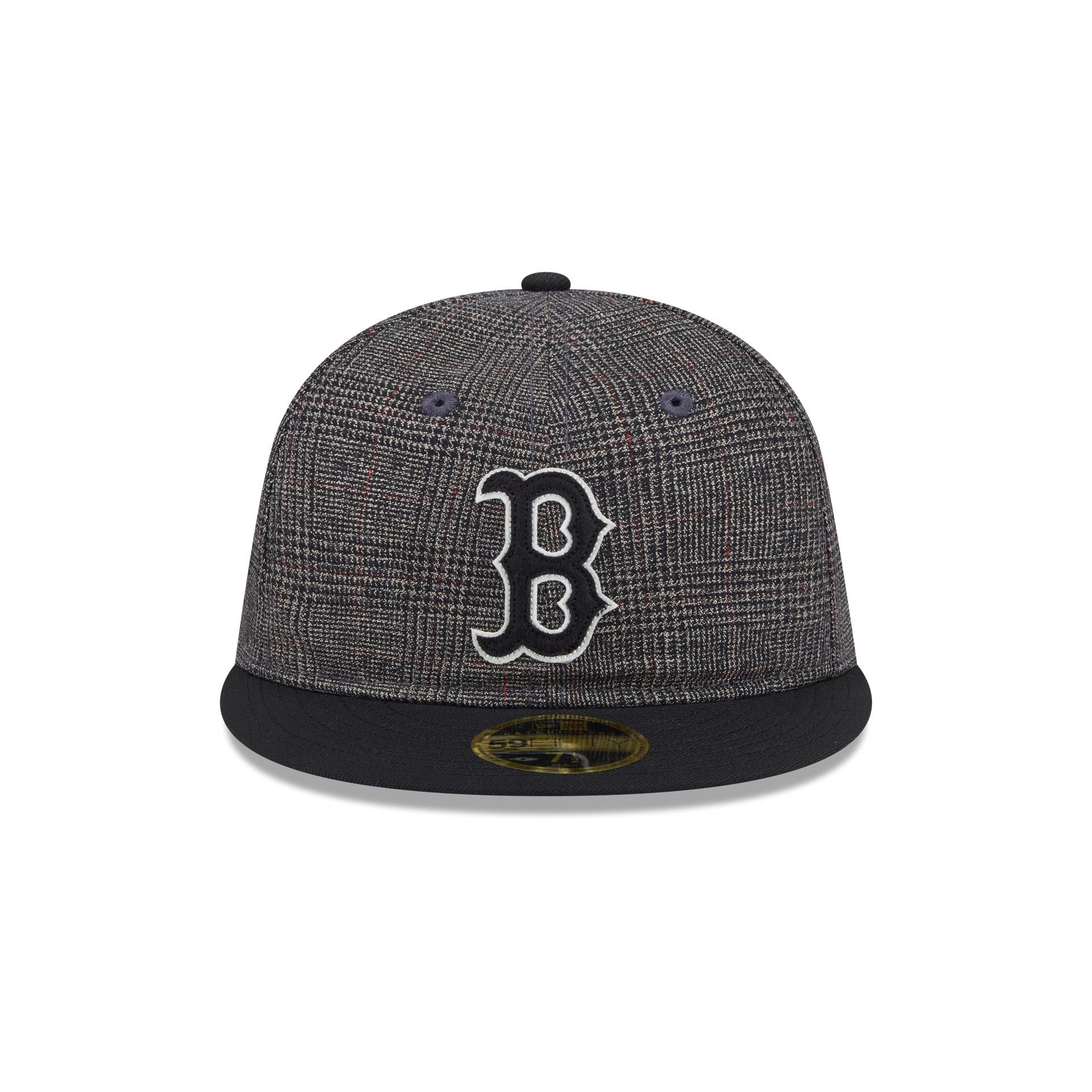 Boston Red Sox Plaid Retro Crown 59FIFTY Fitted Hat - Image 2