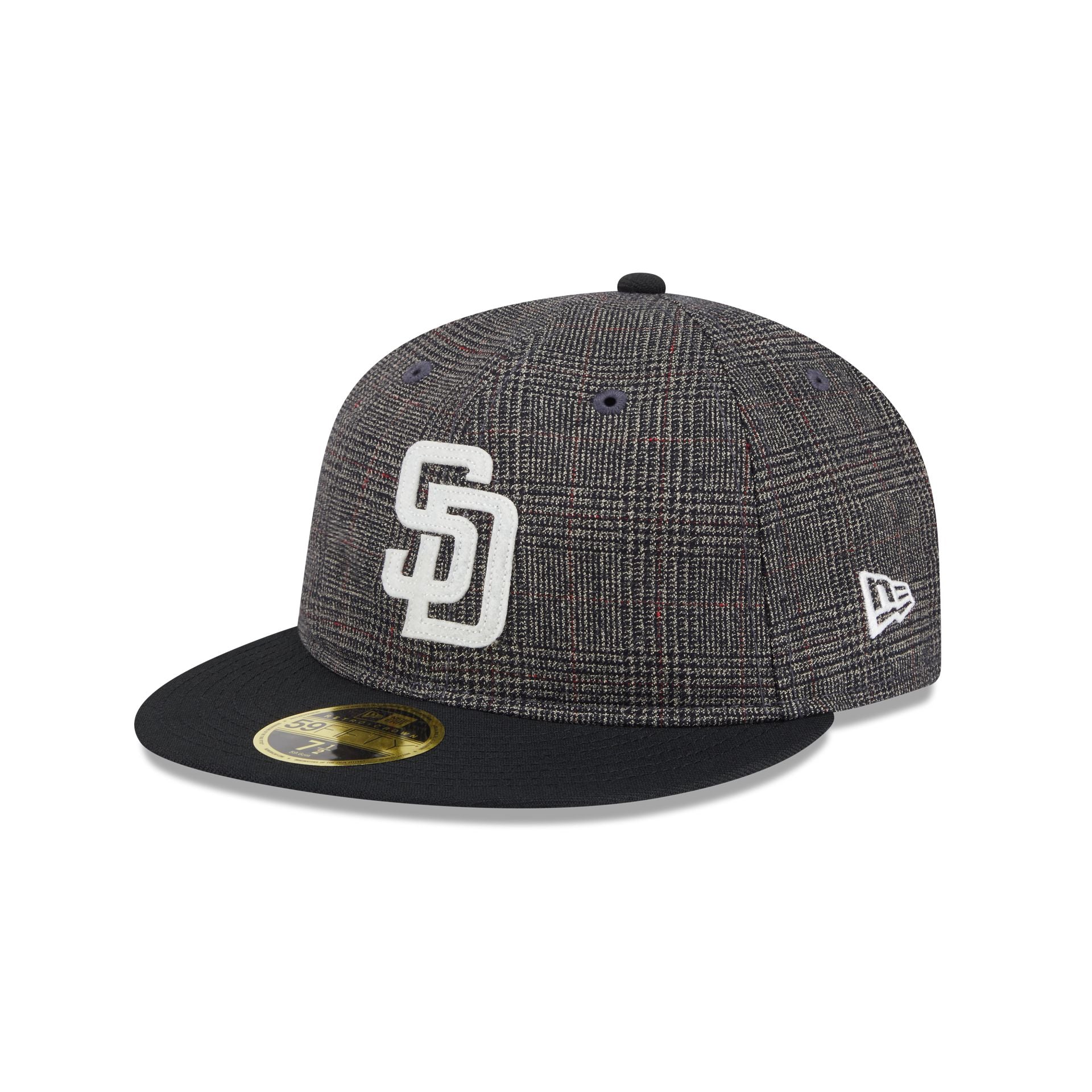 San Diego Padres Plaid Retro Crown 59FIFTY Fitted Hat