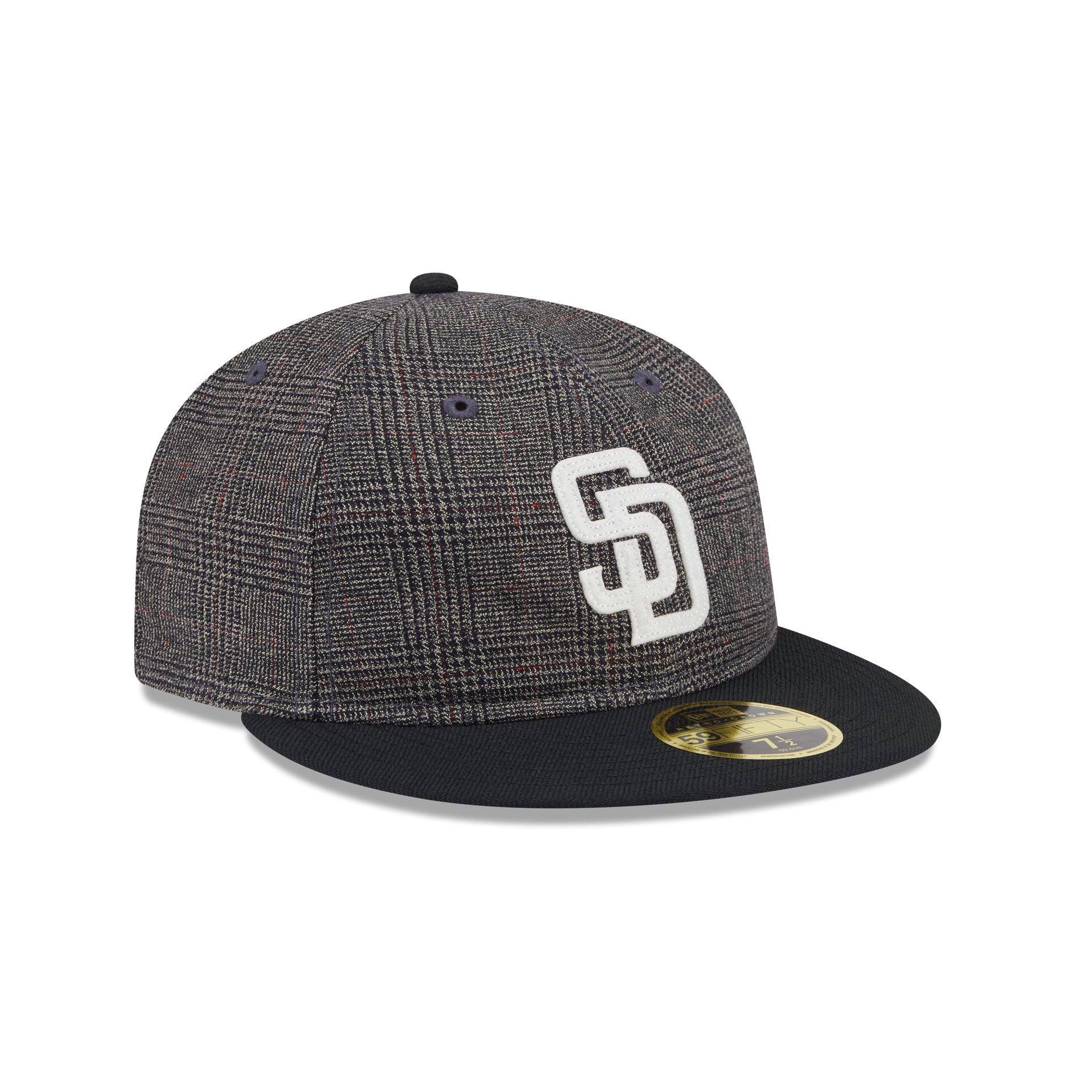 San Diego Padres Plaid Retro Crown 59FIFTY Fitted Hat - Image 3