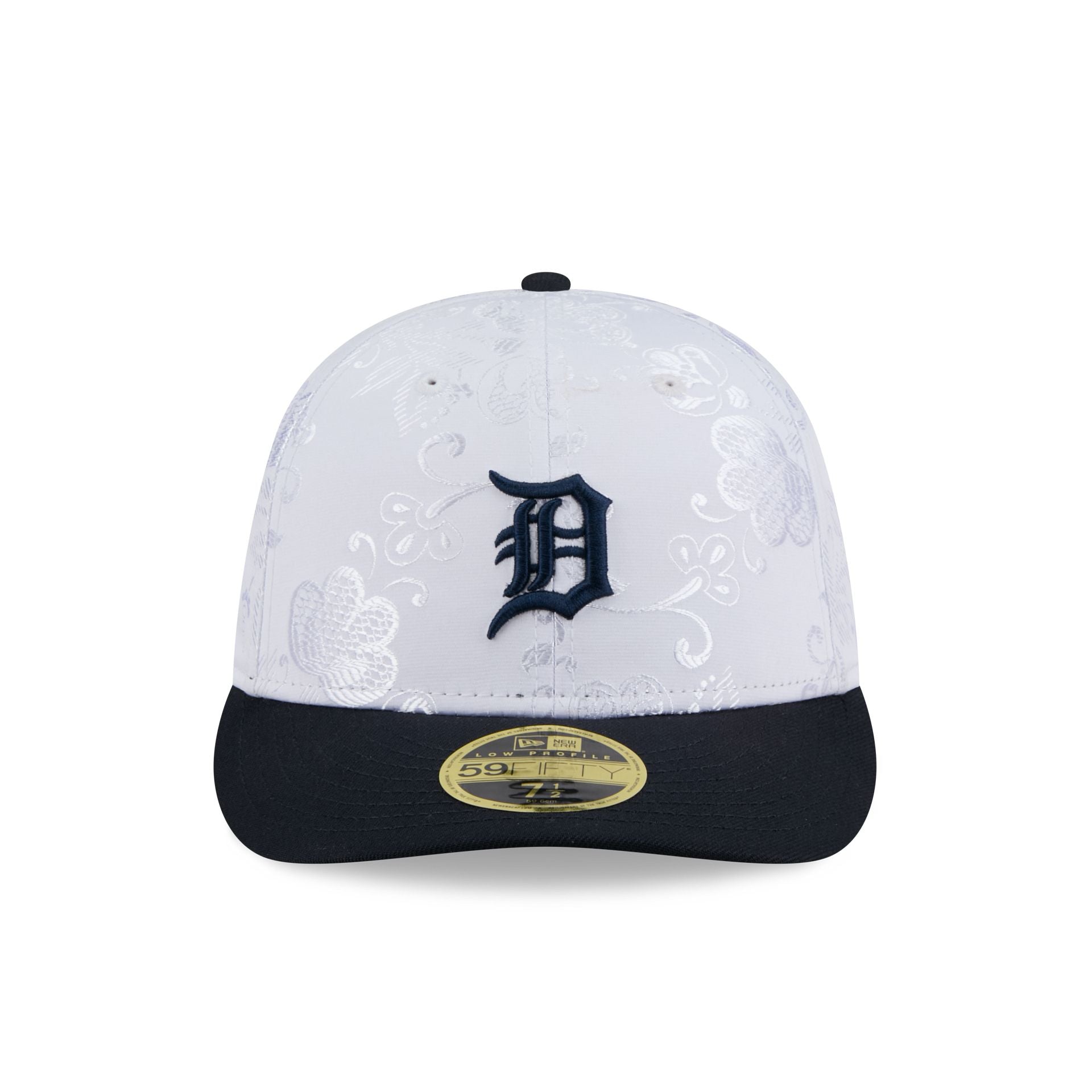 Detroit Tigers Floral Shine Low Profile 59FIFTY Fitted Hat - Image 2