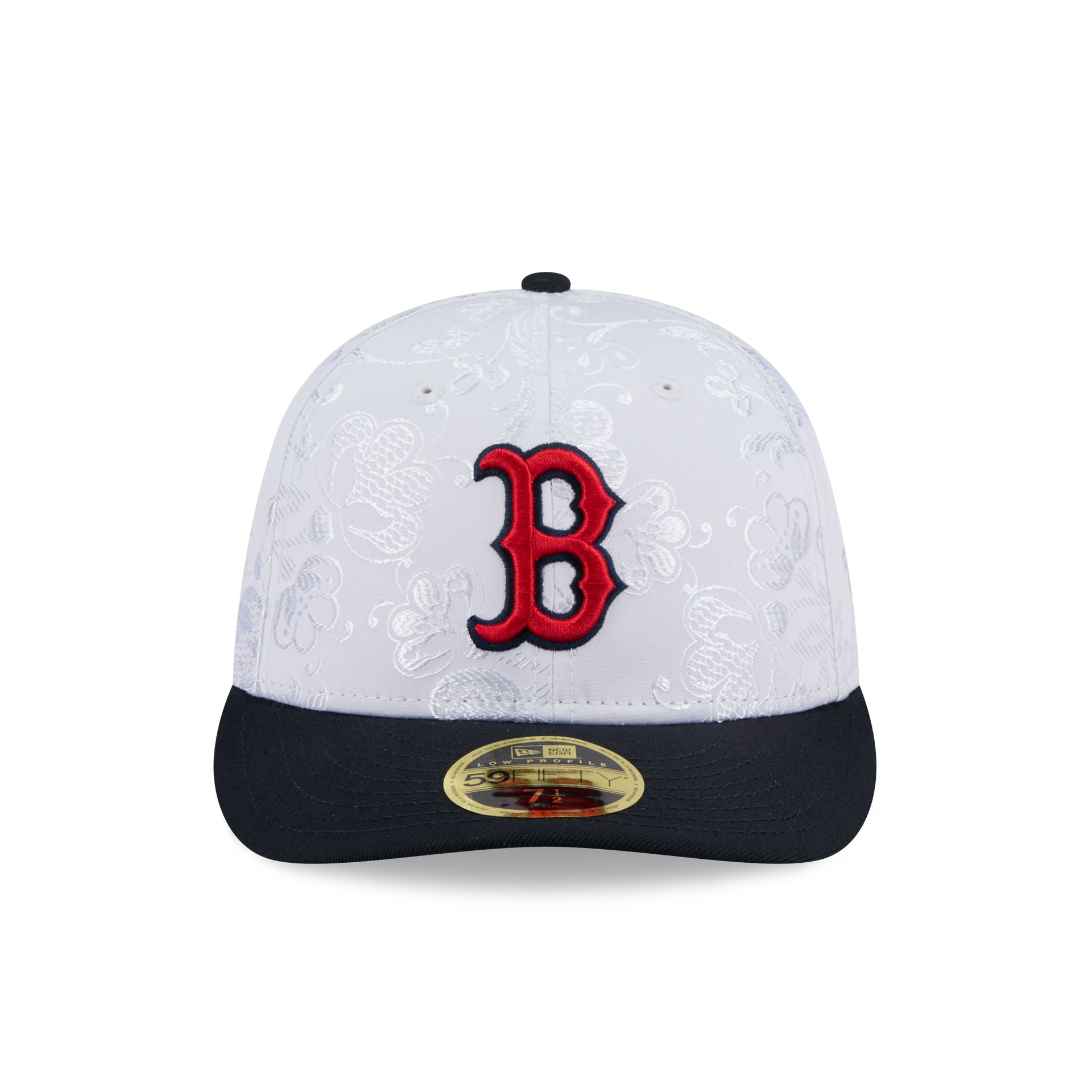 Boston Red Sox Floral Shine Low Profile 59FIFTY Fitted Hat - Image 2