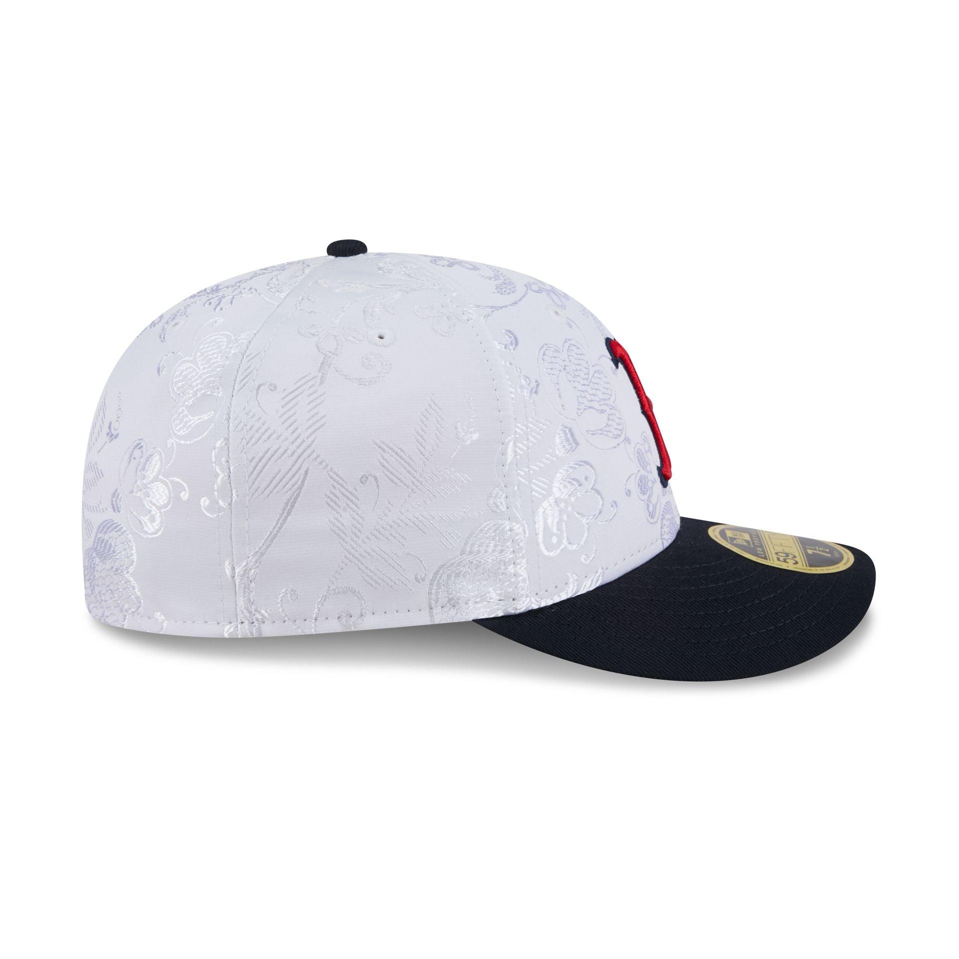Boston Red Sox Floral Shine Low Profile 59FIFTY Fitted Hat - Image 5