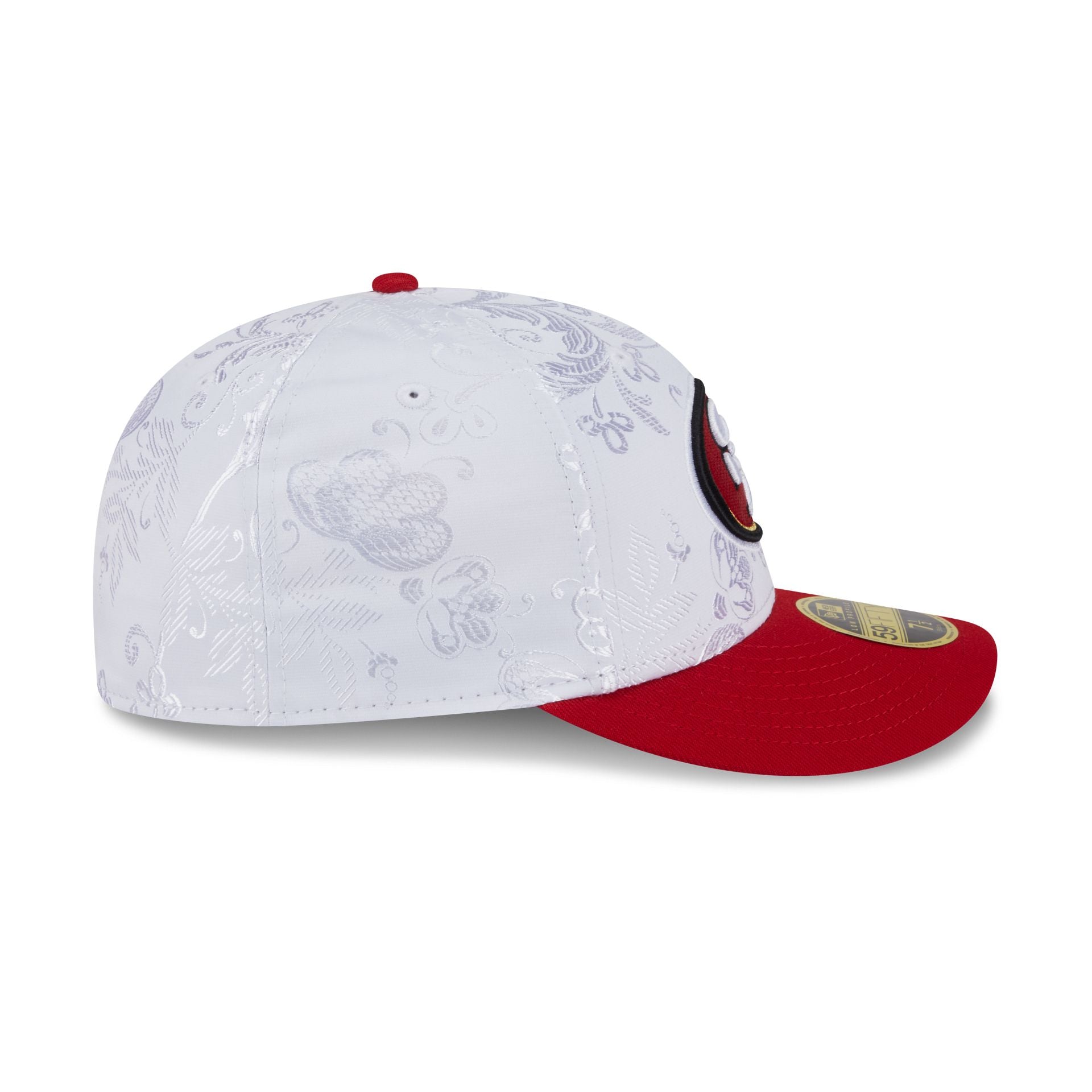 San Francisco 49ers Floral Shine Low Profile 59FIFTY Fitted Hat - Image 5