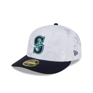 Seattle Mariners Floral Shine Low Profile 59FIFTY Fitted Hat