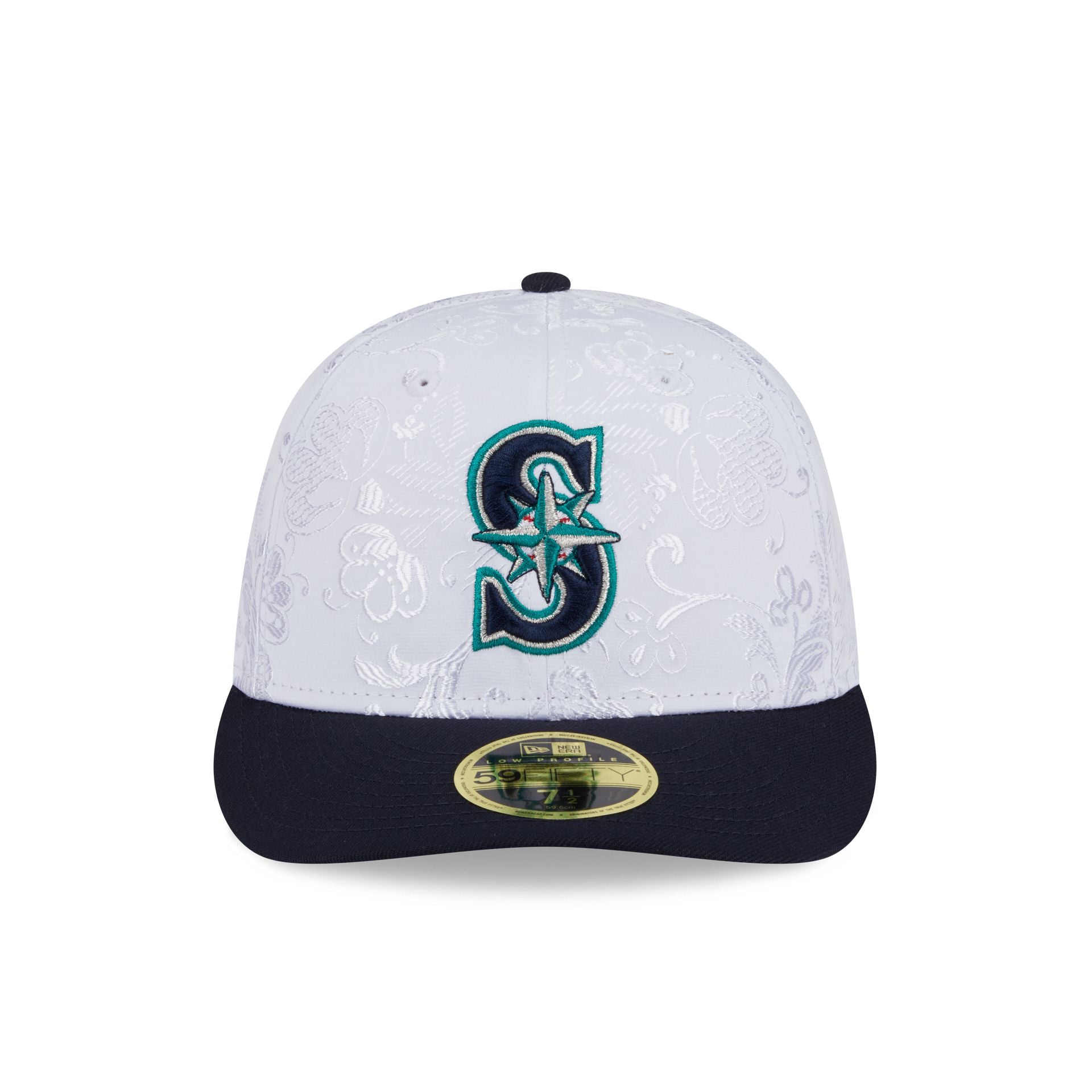 Seattle Mariners Floral Shine Low Profile 59FIFTY Fitted Hat - Image 2