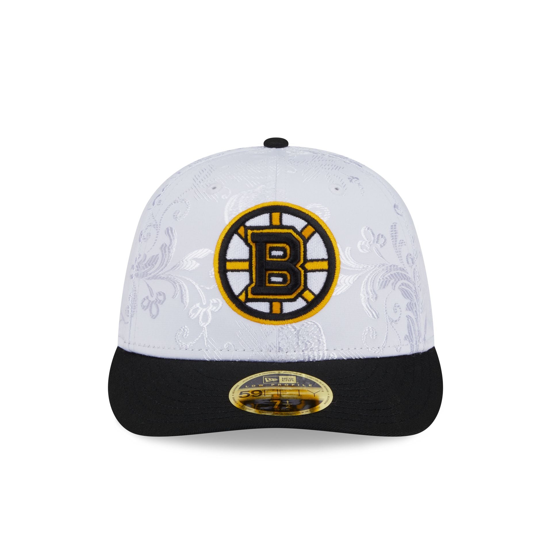 Boston Bruins Floral Shine Low Profile 59FIFTY Fitted Hat - Image 2