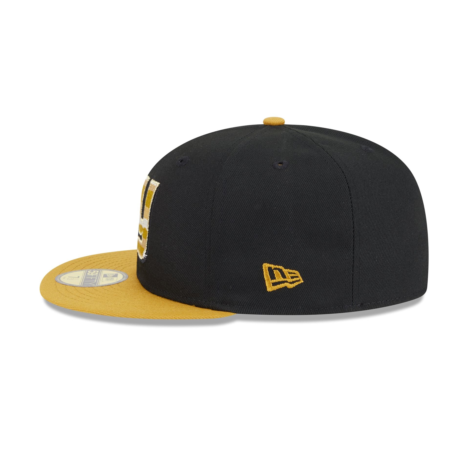 New York Giants Metallic Gold Logo 59FIFTY Fitted Hat - Image 4