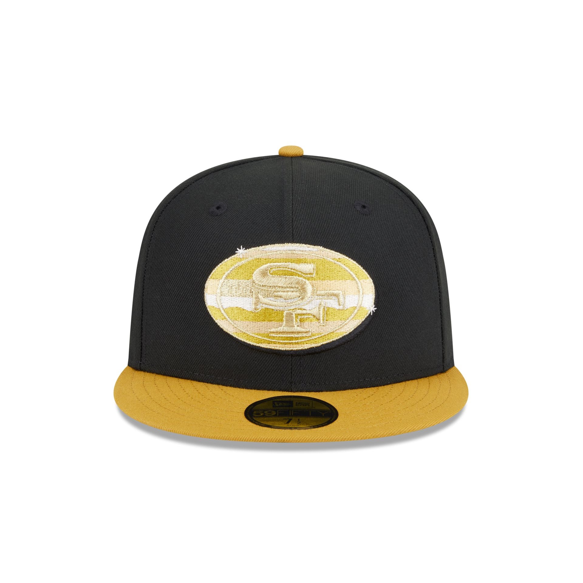 San Francisco 49ers Metallic Gold Logo 59FIFTY Fitted Hat - Image 2