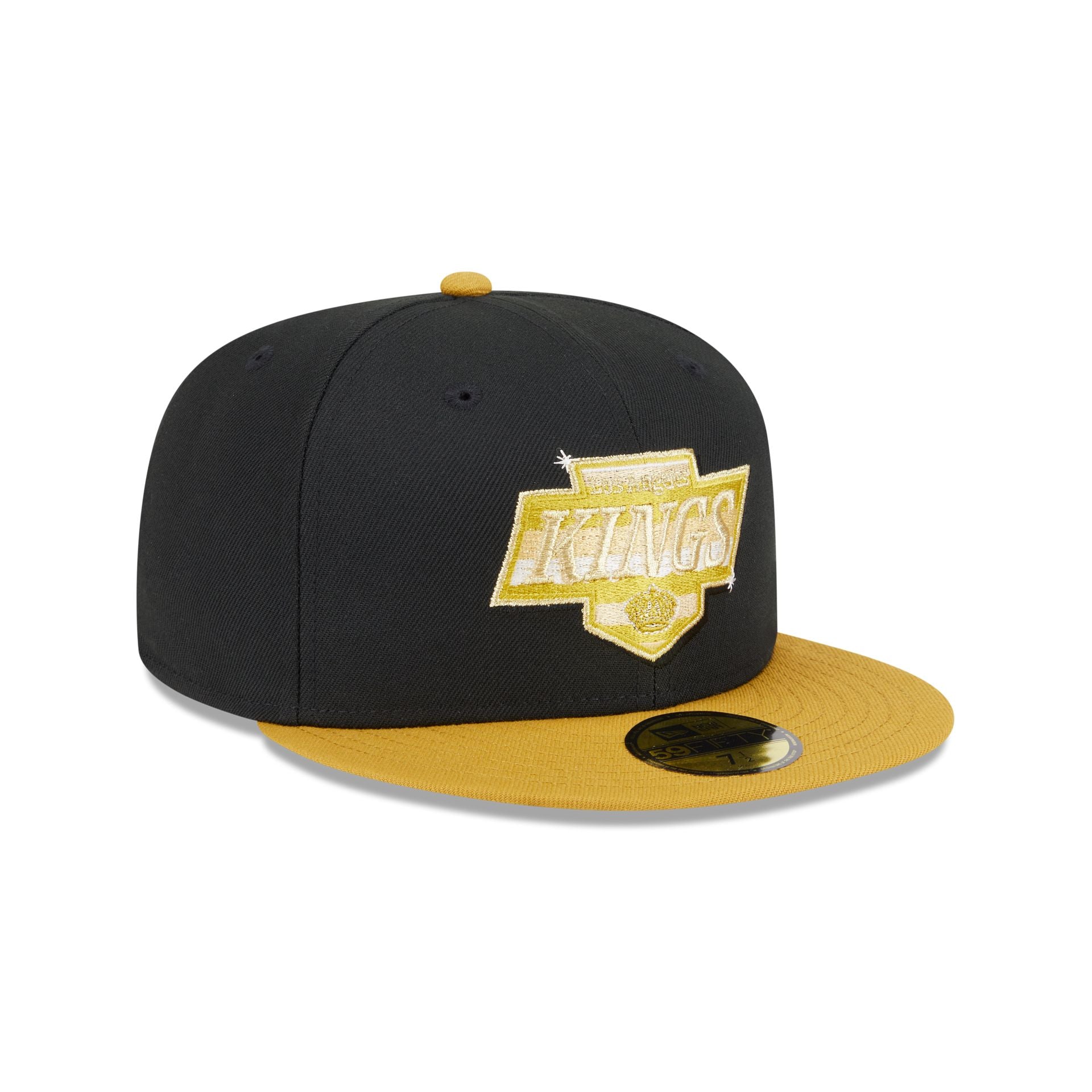 Los Angeles Kings Metallic Gold Logo 59FIFTY Fitted Hat - Image 3