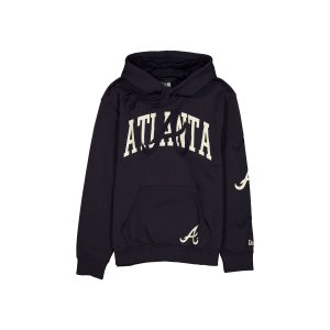 Atlanta Braves Overlay Navy Hoodie