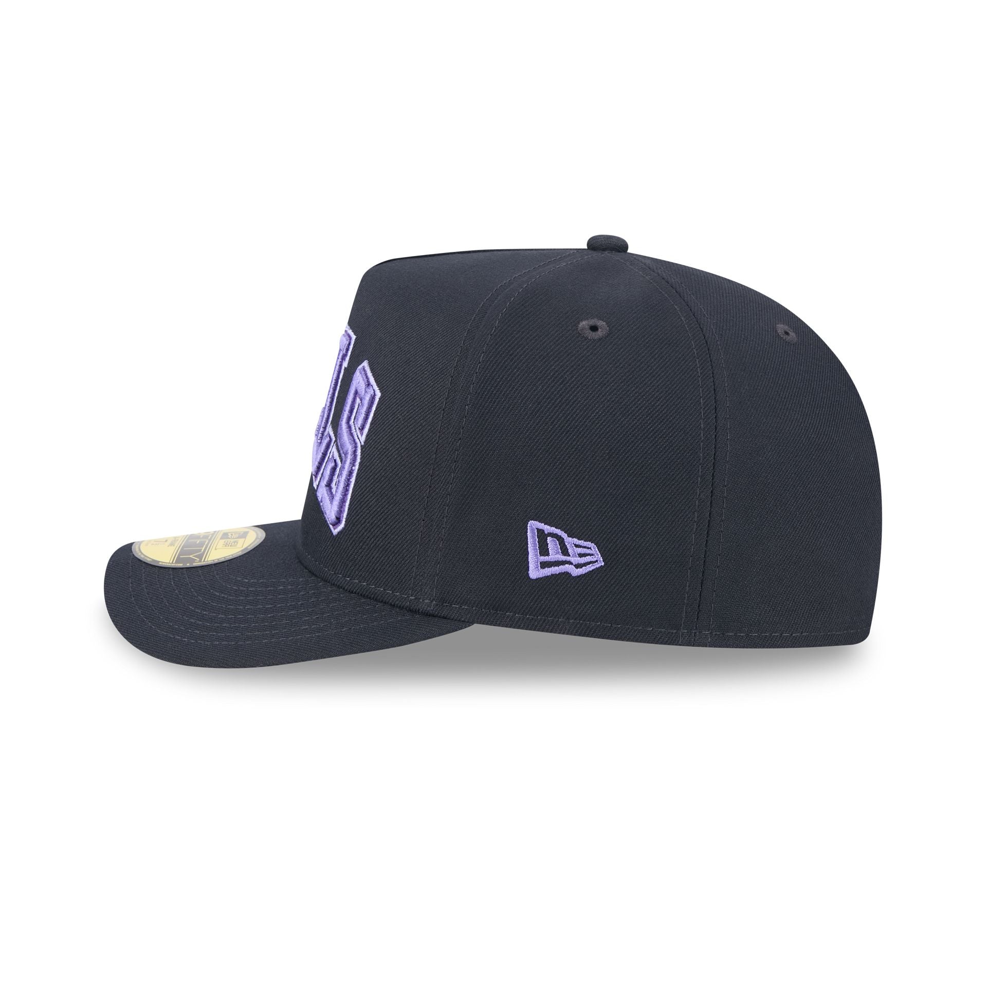 Chicago Bulls Navy Lavender 59FIFTY A-Frame Fitted Hat - Image 5