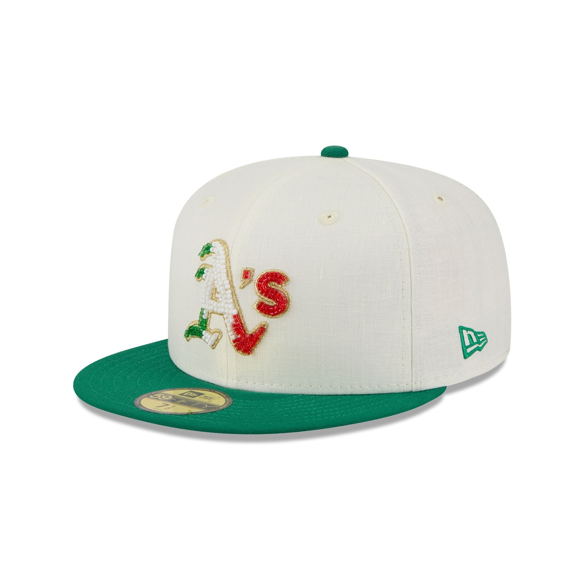 Athletics Beaded Linen 59FIFTY Fitted Hat - Image 3