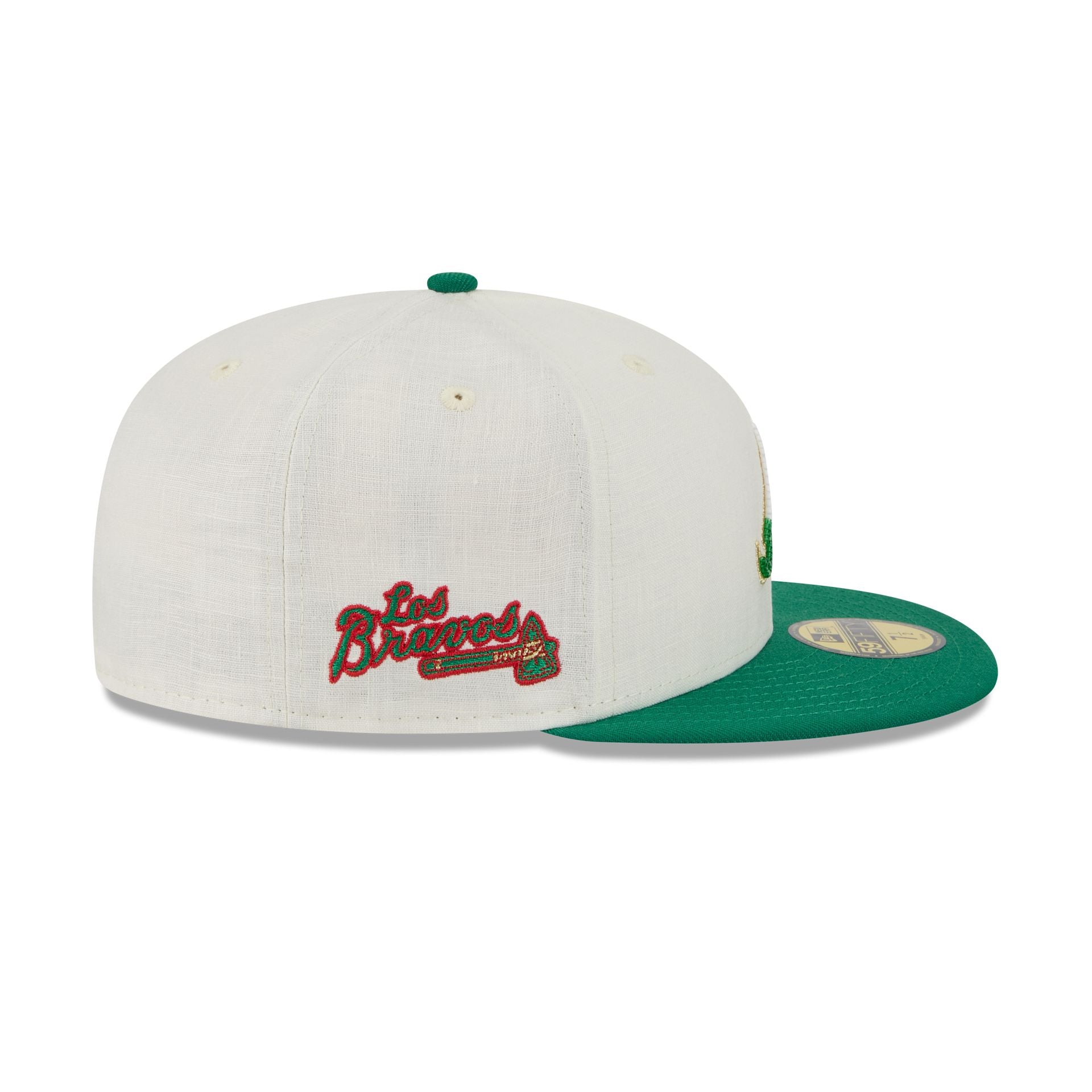 Atlanta Braves Beaded Linen 59FIFTY Fitted Hat - Image 4