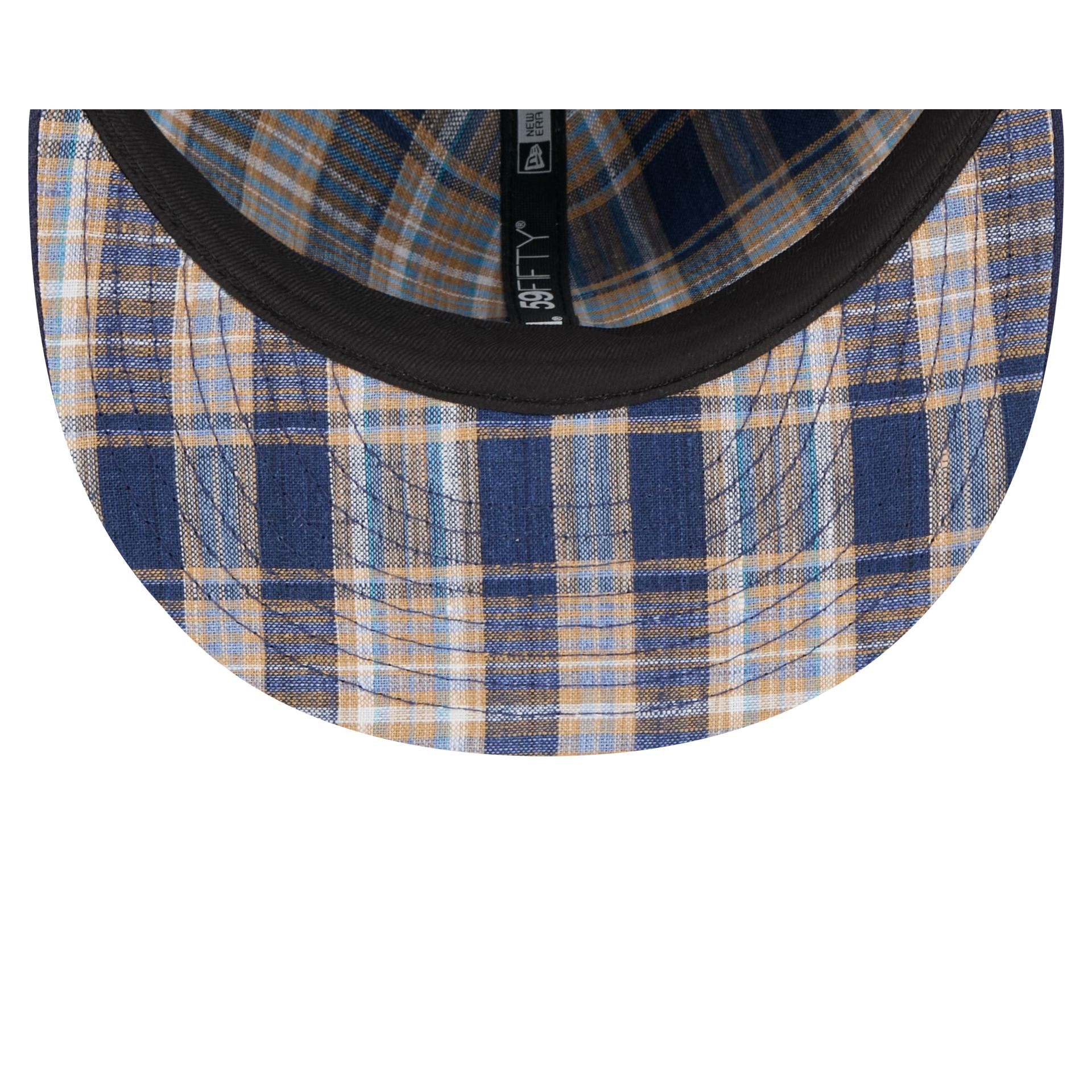 Pittsburgh Pirates Blue Tartan 59FIFTY Fitted Hat - Image 7