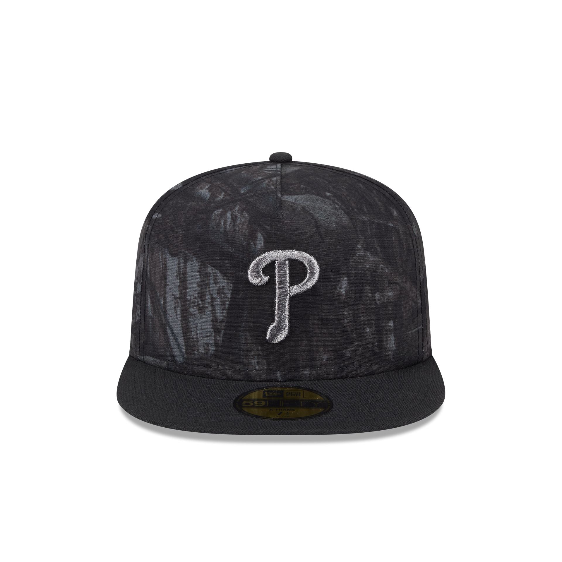 Just Caps Ripstop Camo Philadelphia Phillies 59FIFTY A-Frame Fitted Hat - Image 2