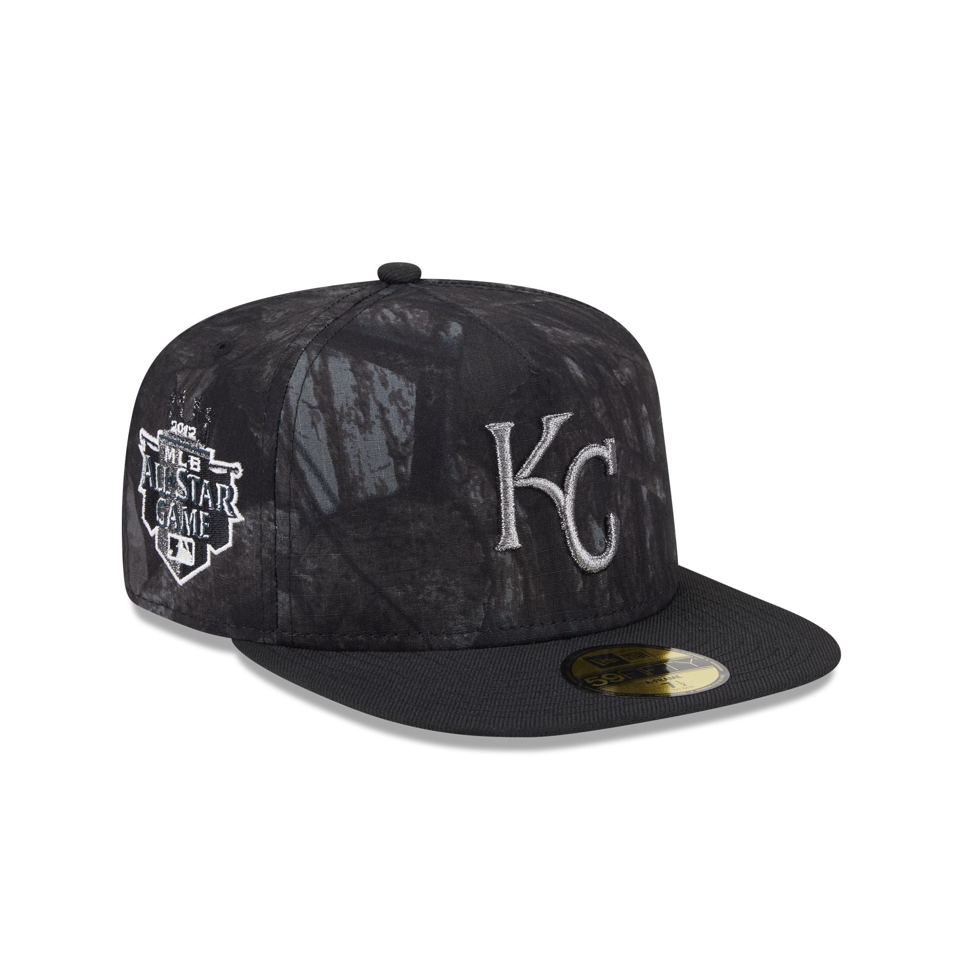Just Caps Ripstop Camo Kansas City Royals 59FIFTY A-Frame Fitted Hat