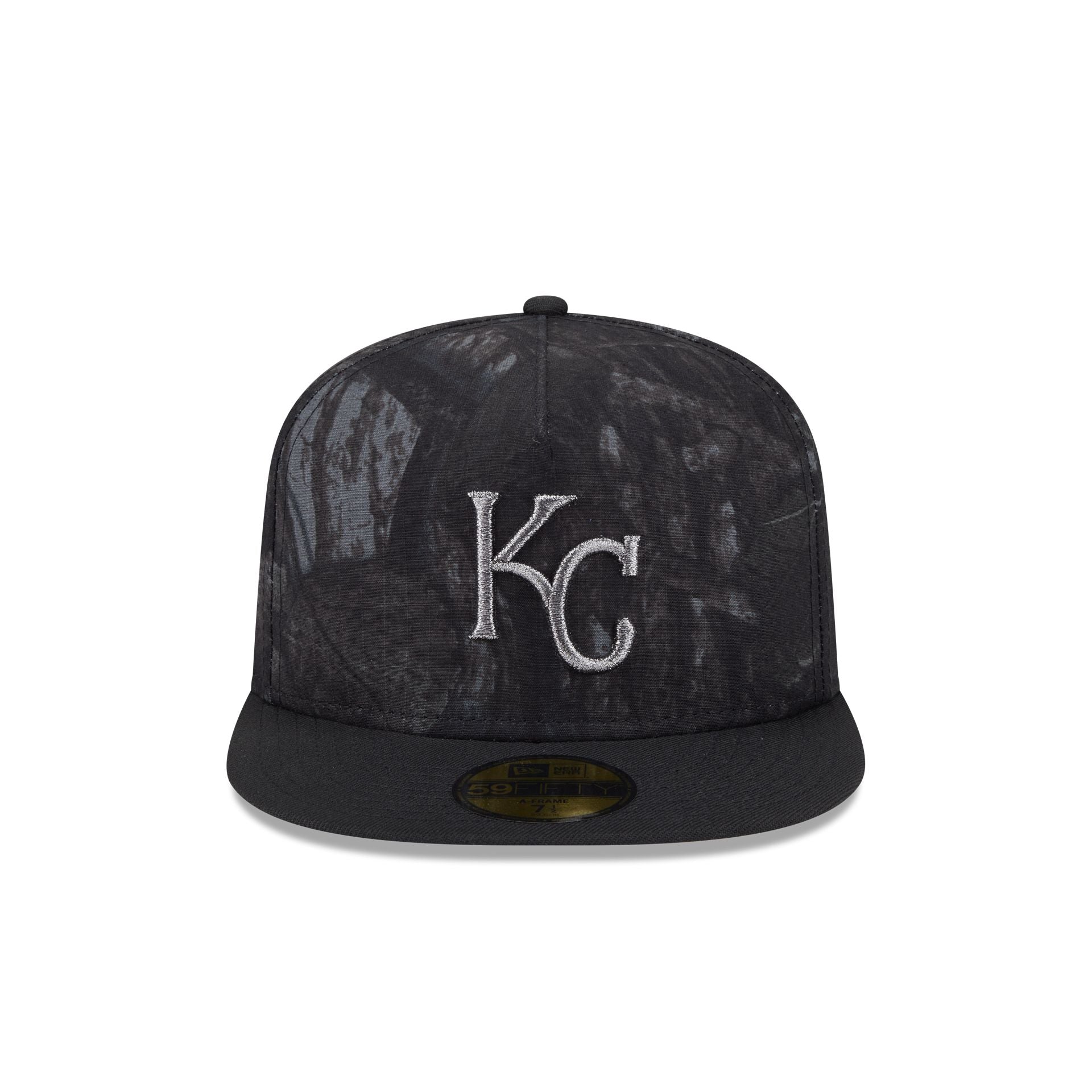Just Caps Ripstop Camo Kansas City Royals 59FIFTY A-Frame Fitted Hat - Image 2