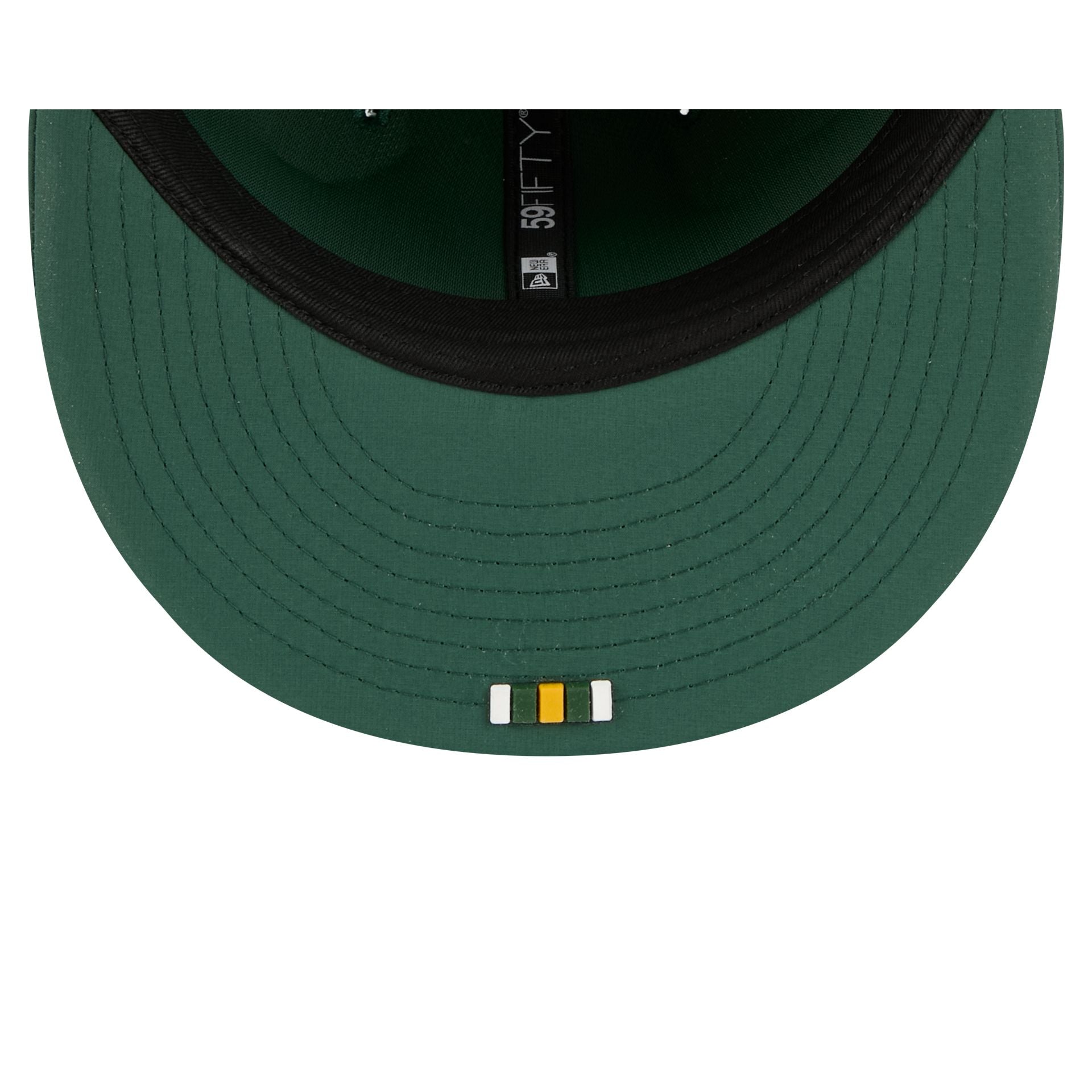 Green Bay Packers 2025 Sideline Hot Weather 59FIFTY Fitted Hat - Image 7