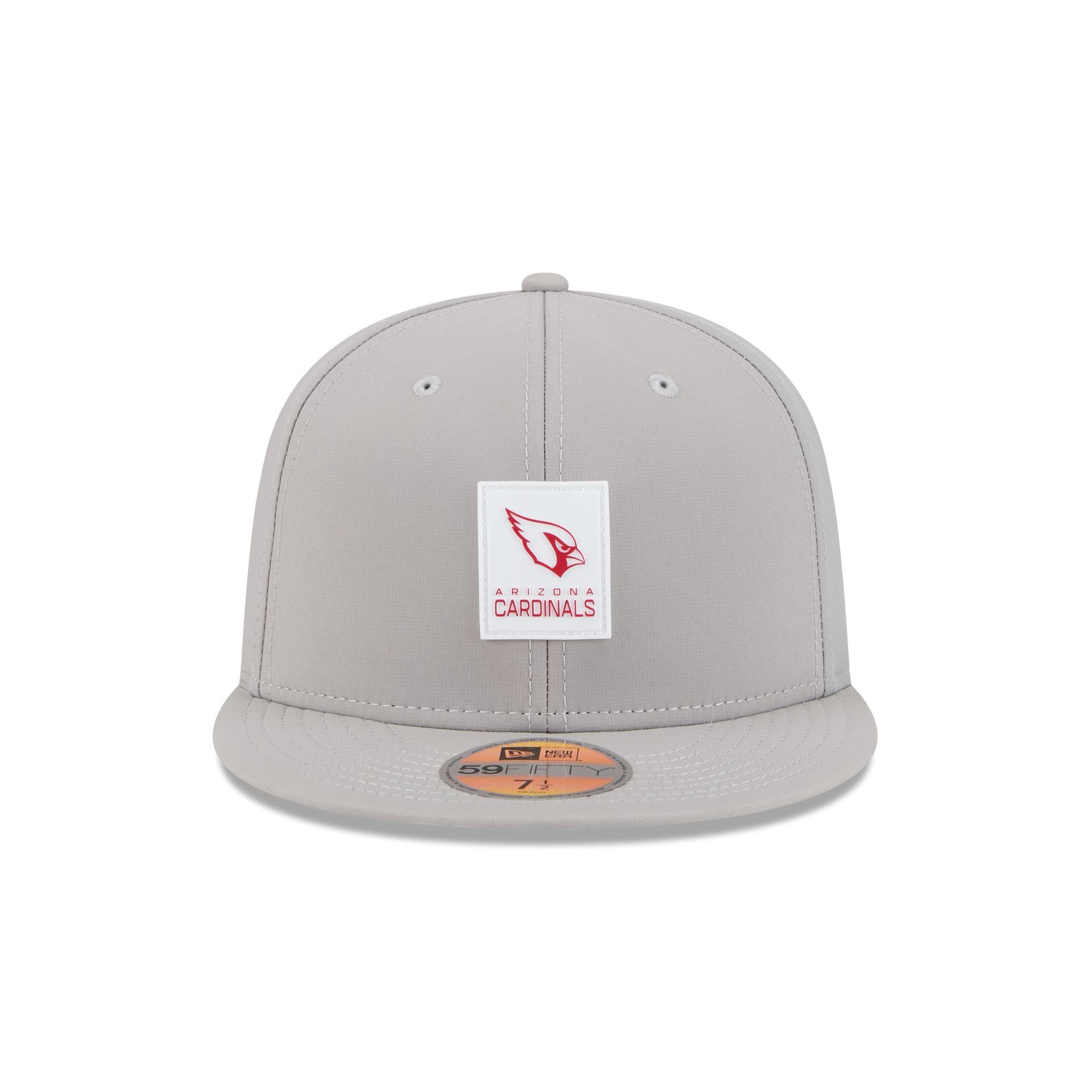 Arizona Cardinals 2025 Sideline Hot Weather Gray 59FIFTY Fitted Hat - Image 2
