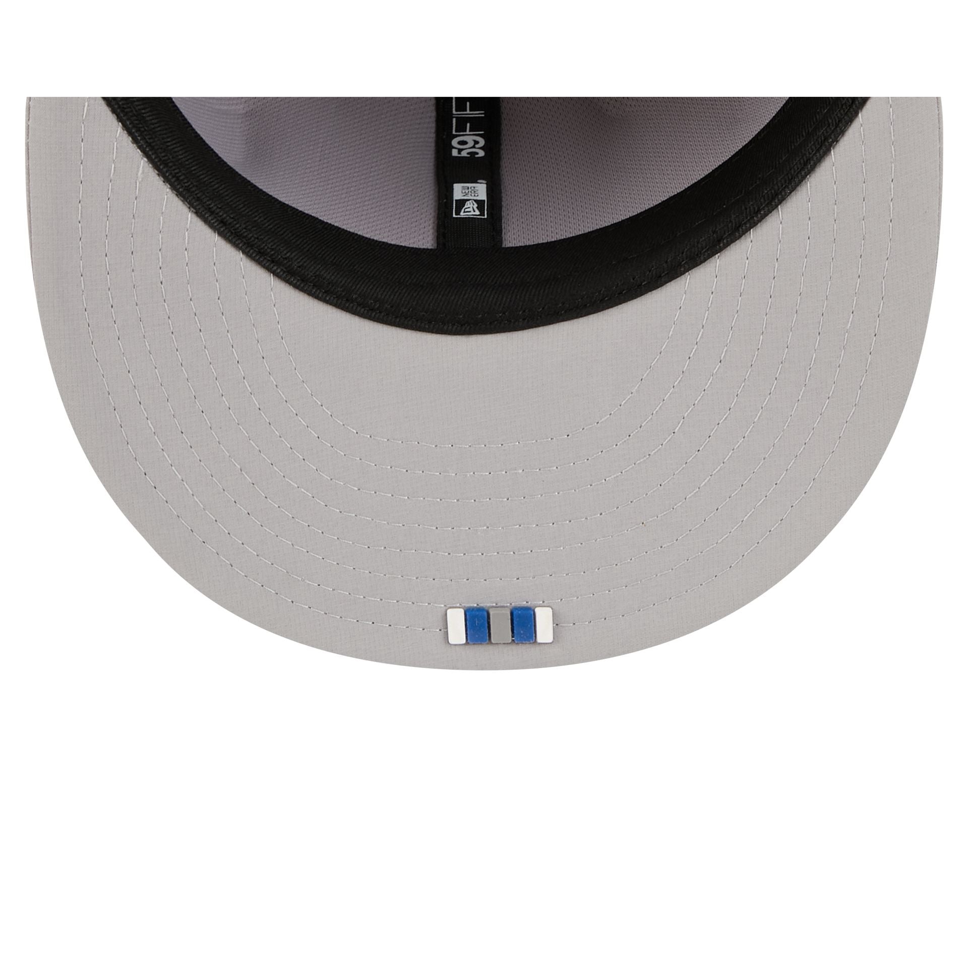 Indianapolis Colts 2025 Sideline Hot Weather Gray 59FIFTY Fitted Hat - Image 7