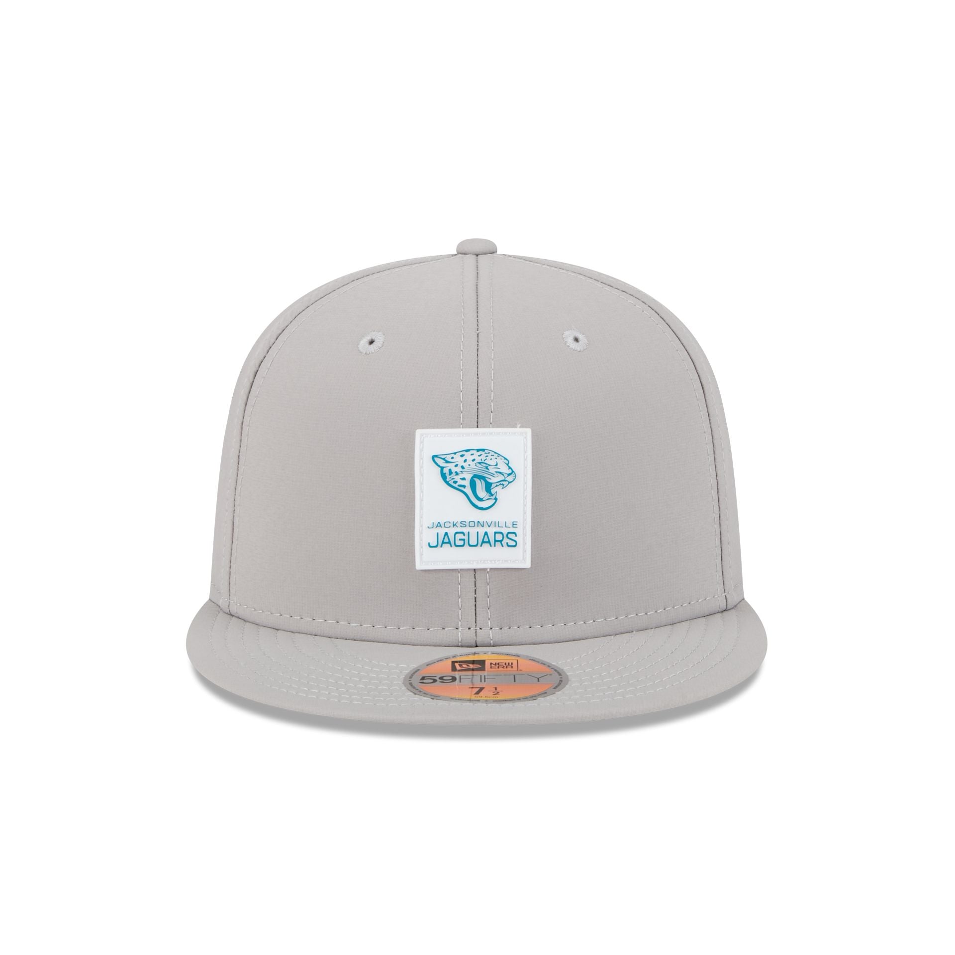 Jacksonville Jaguars 2025 Sideline Hot Weather Gray 59FIFTY Fitted Hat - Image 2
