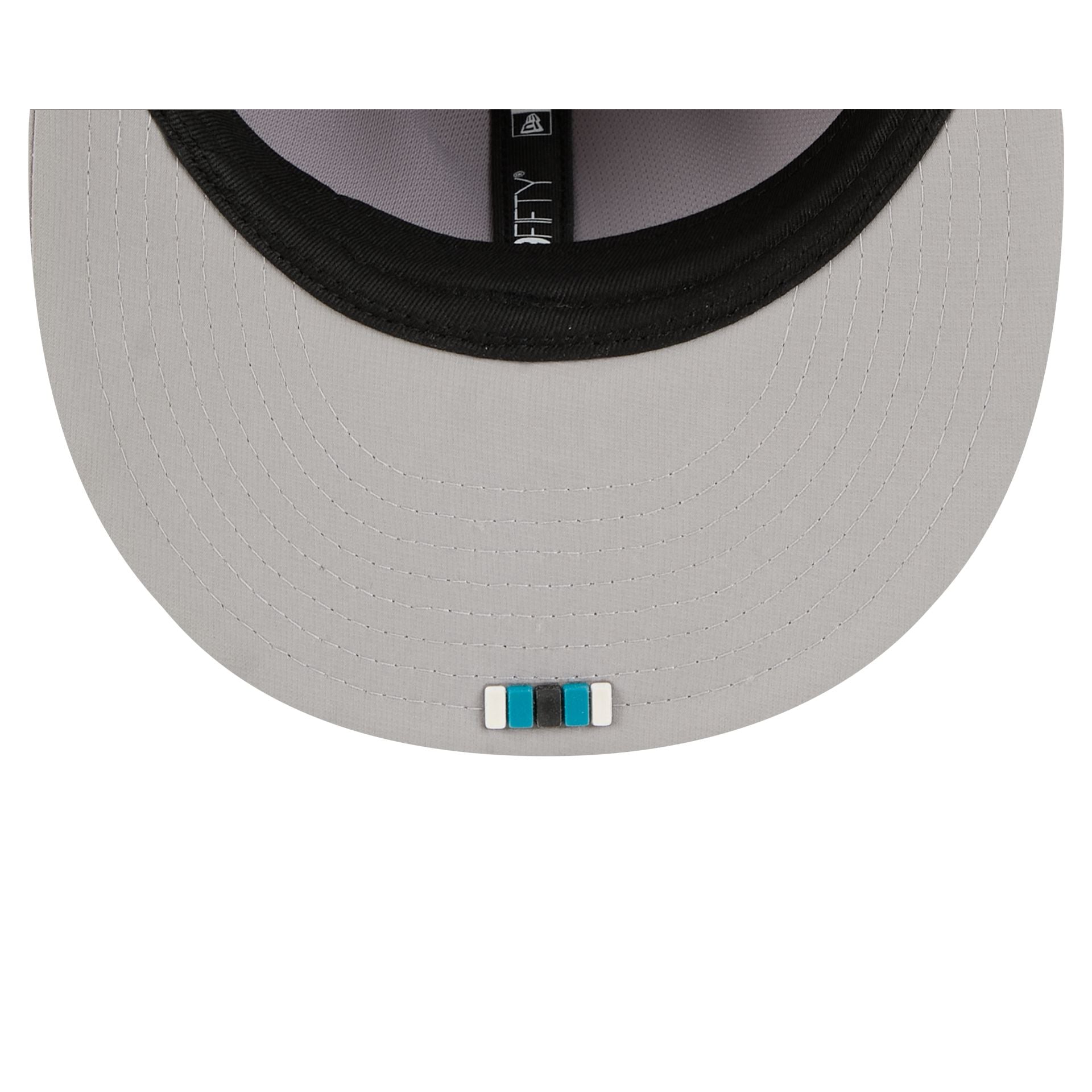 Jacksonville Jaguars 2025 Sideline Hot Weather Gray 59FIFTY Fitted Hat - Image 7