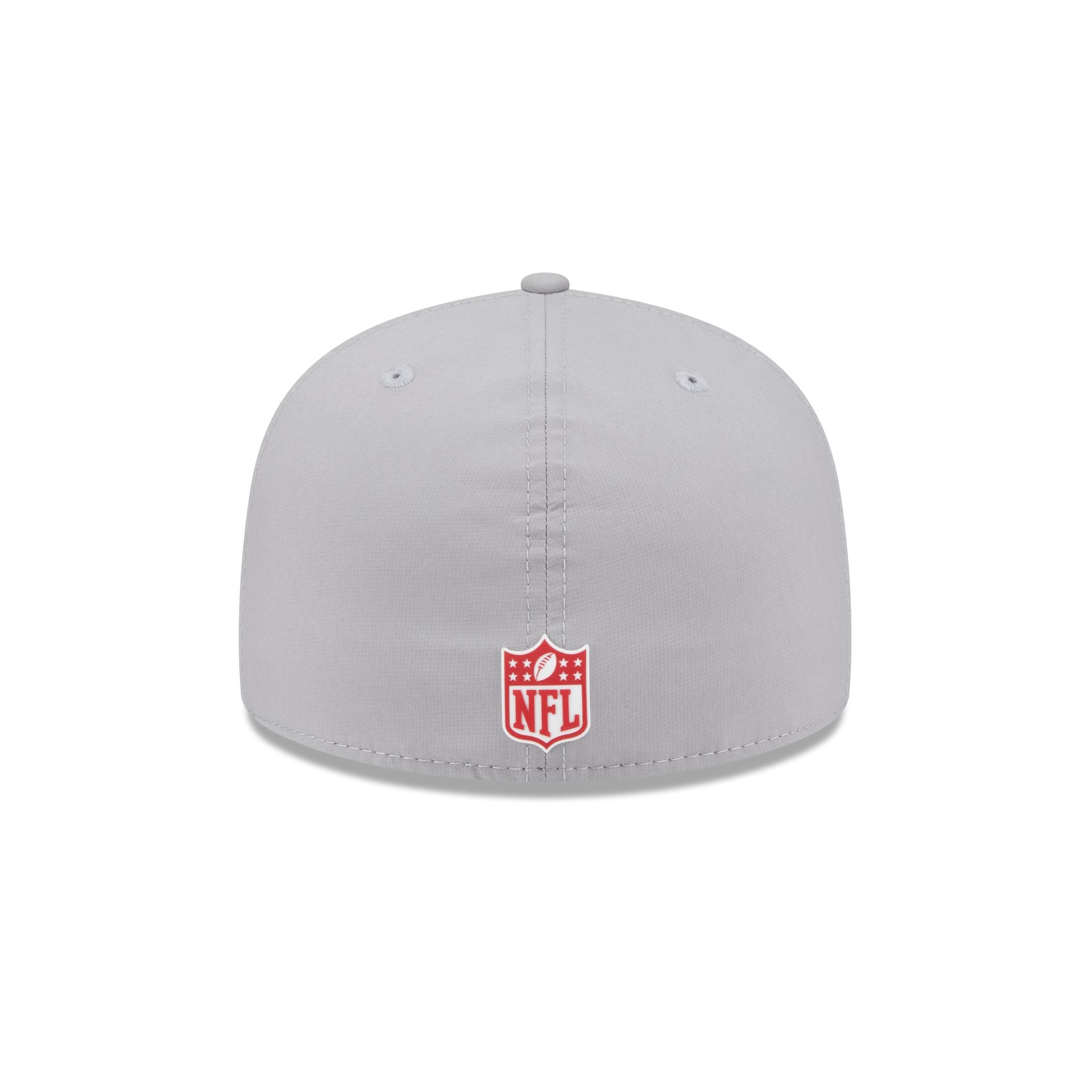 San Francisco 49ers 2025 Sideline Hot Weather Gray 59FIFTY Fitted Hat - Image 6