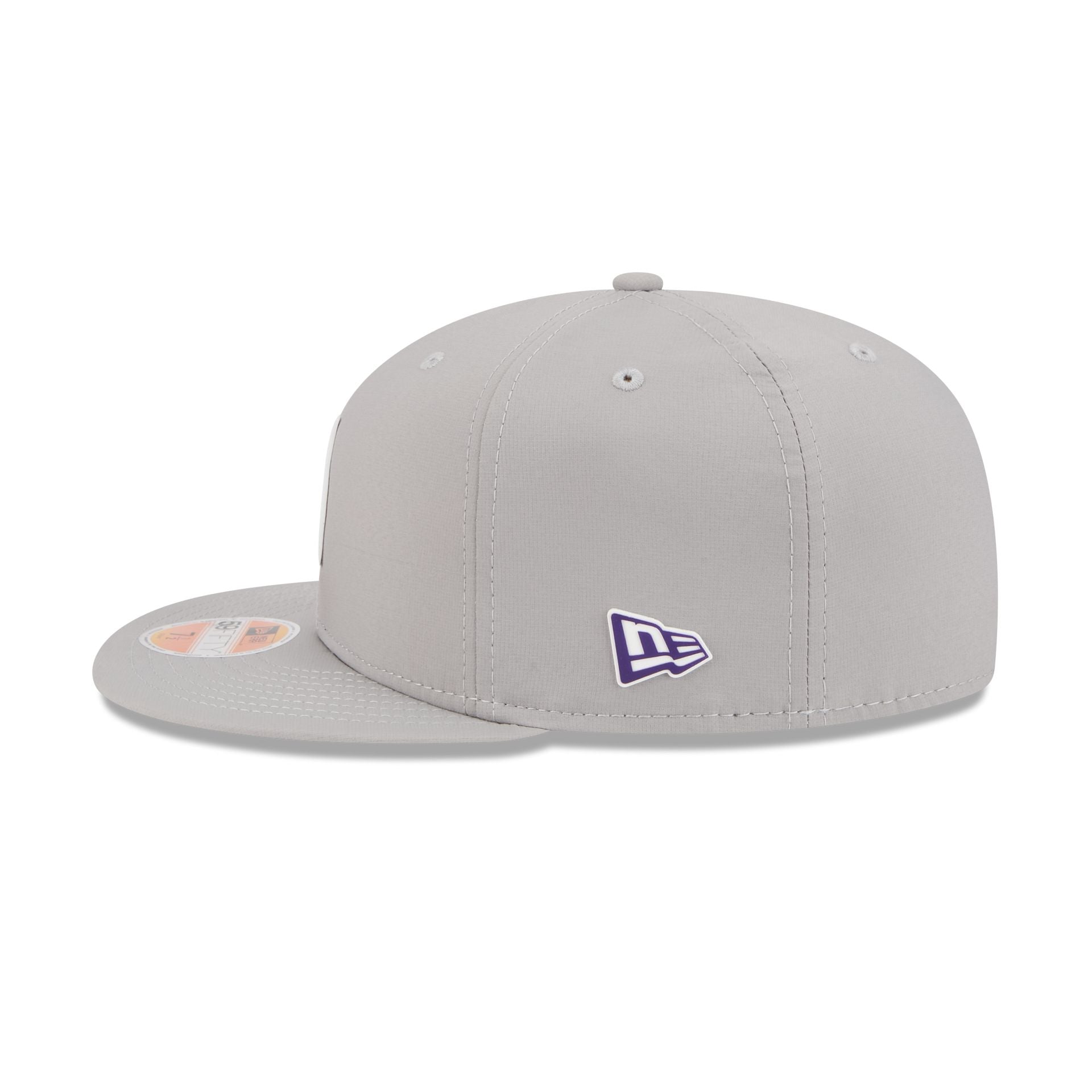 Minnesota Vikings 2025 Sideline Hot Weather Gray 59FIFTY Fitted Hat - Image 4