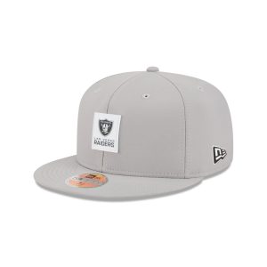 Las Vegas Raiders 2025 Sideline Hot Weather Gray 59FIFTY Fitted Hat