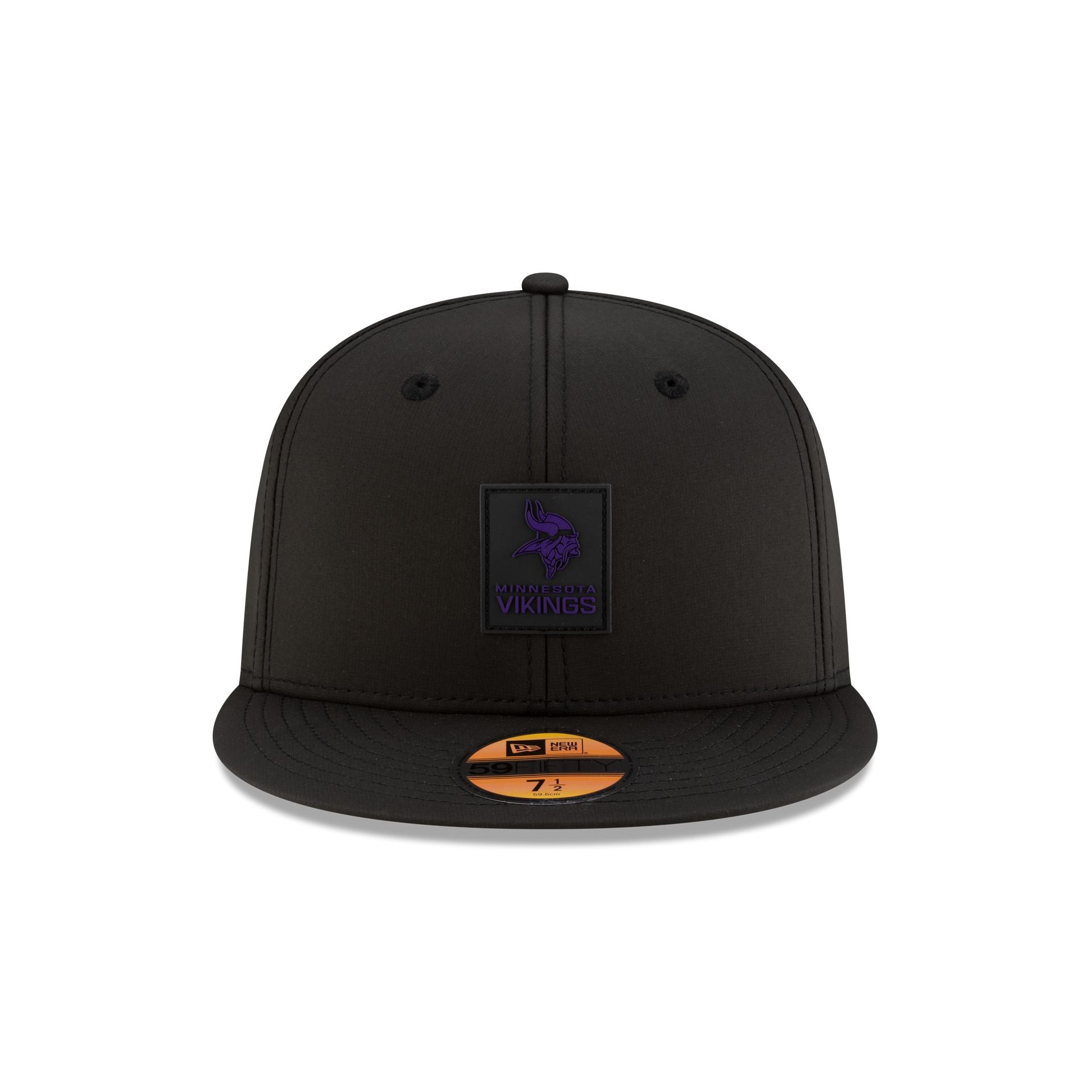Minnesota Vikings 2025 Sideline Hot Weather Black 59FIFTY Fitted Hat - Image 2