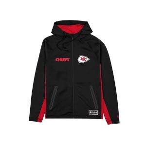 Kansas City Chiefs Combine Black Full-Zip Hoodie