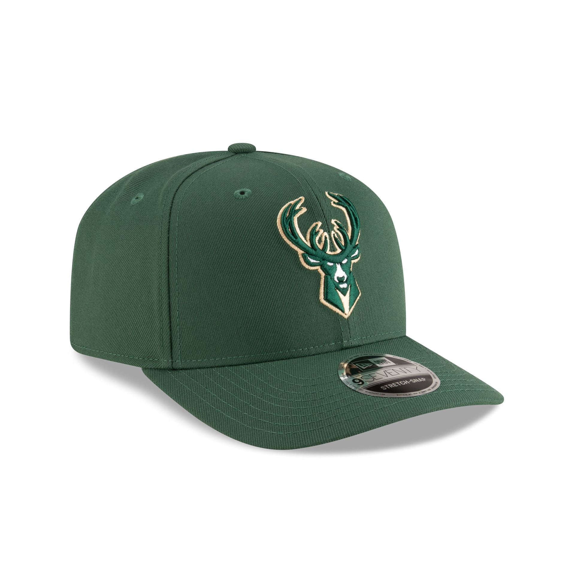 Milwaukee Bucks Team 9SEVENTY Stretch-Snap Hat - Image 3