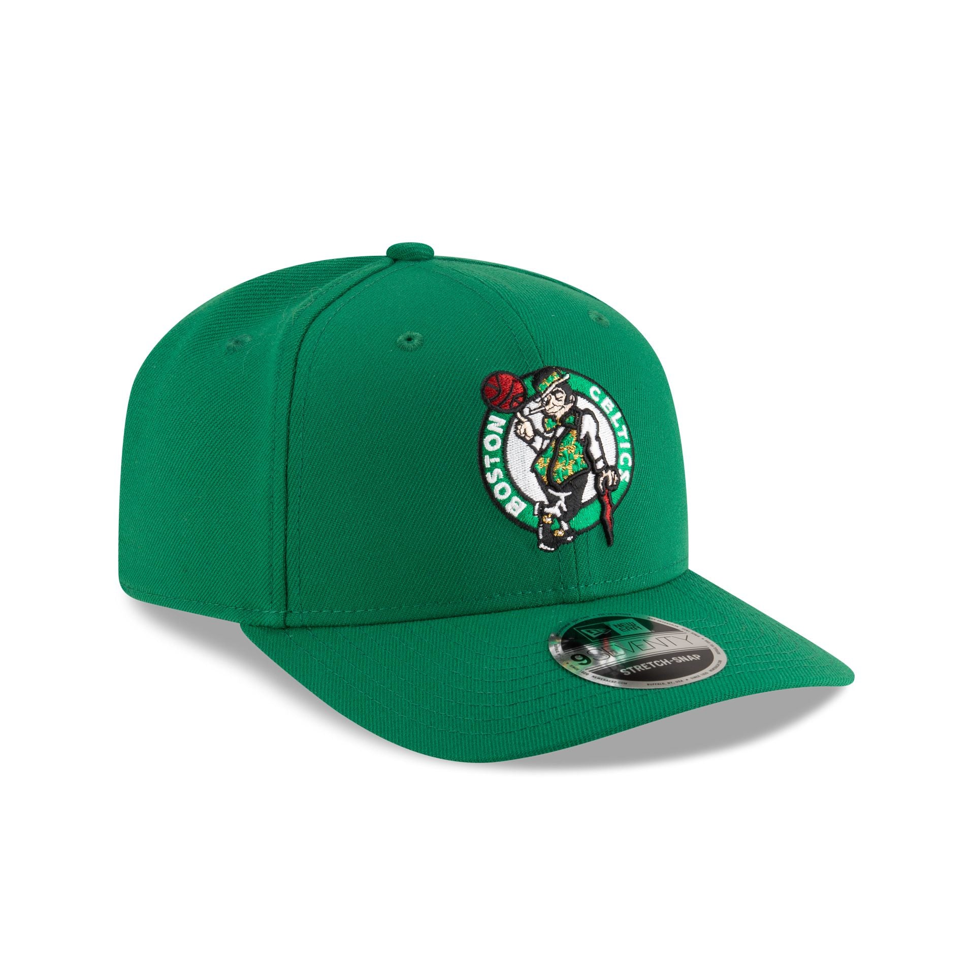 Boston Celtics Team 9SEVENTY Stretch-Snap Hat - Image 3