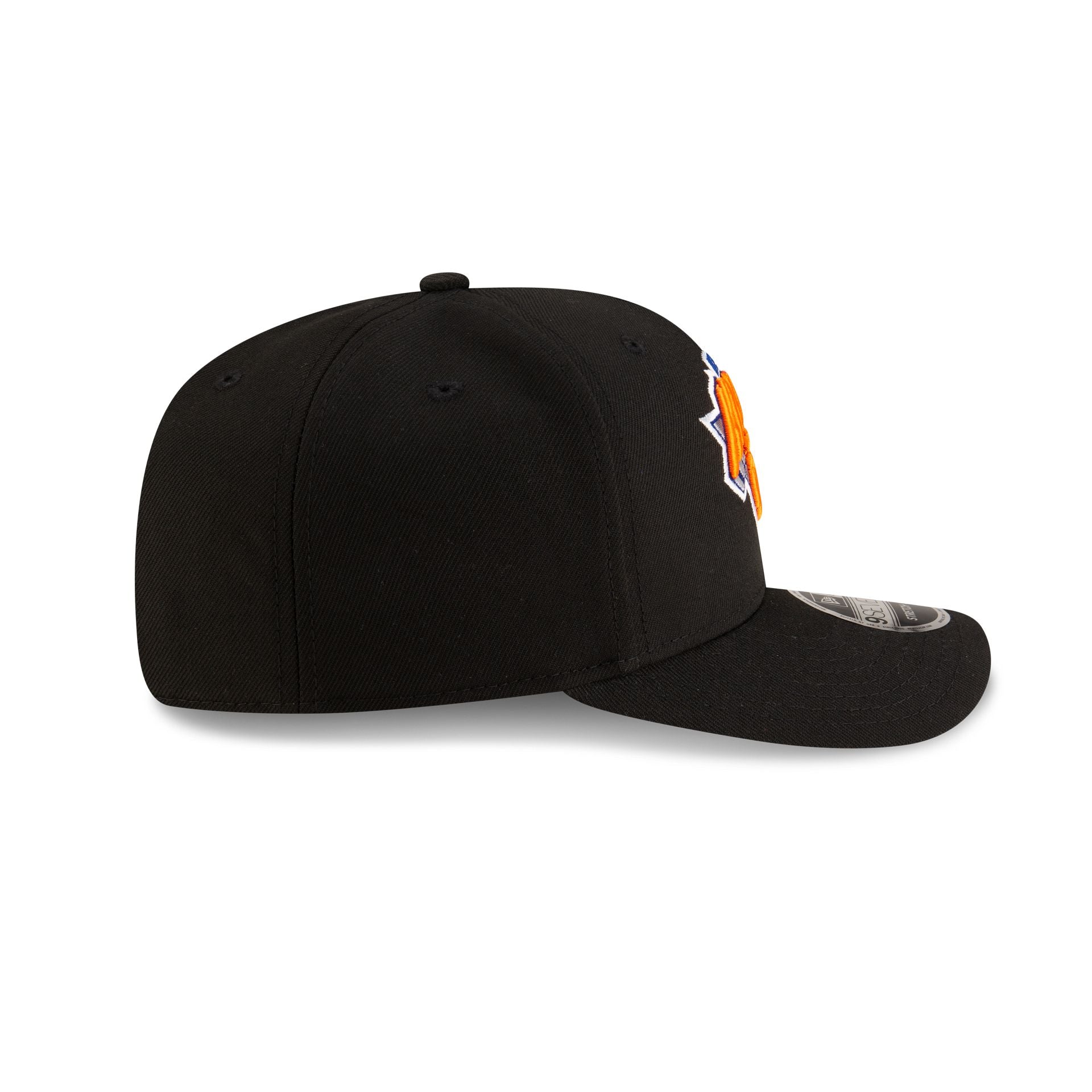 New York Knicks Team Black 9SEVENTY Stretch-Snap Hat - Image 5