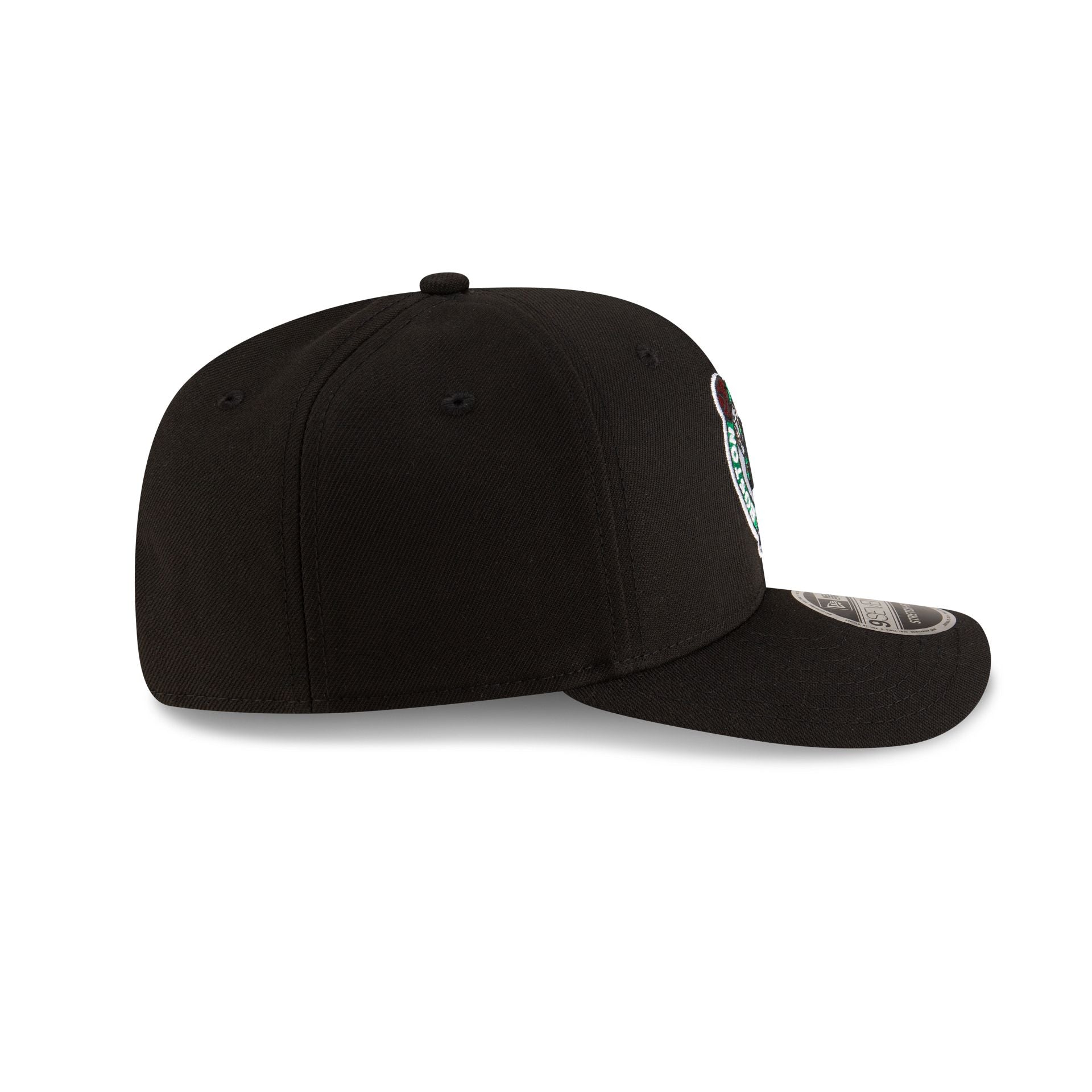 Boston Celtics Team Black9SEVENTY Stretch-Snap Hat - Image 5