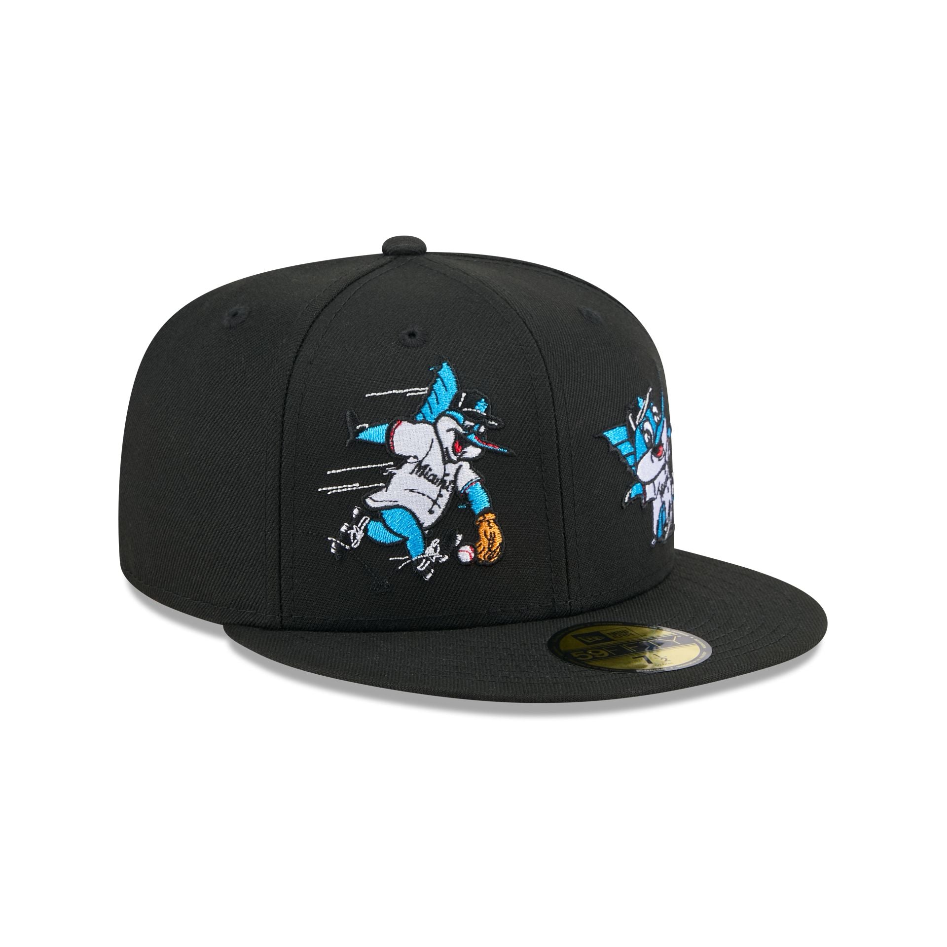 Miami Marlins Generation Mascots 59FIFTY Fitted Hat - Image 3