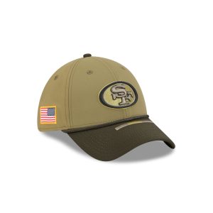 San Francisco 49ers 2025 Salute to Service 39THIRTY Stretch Fit Hat