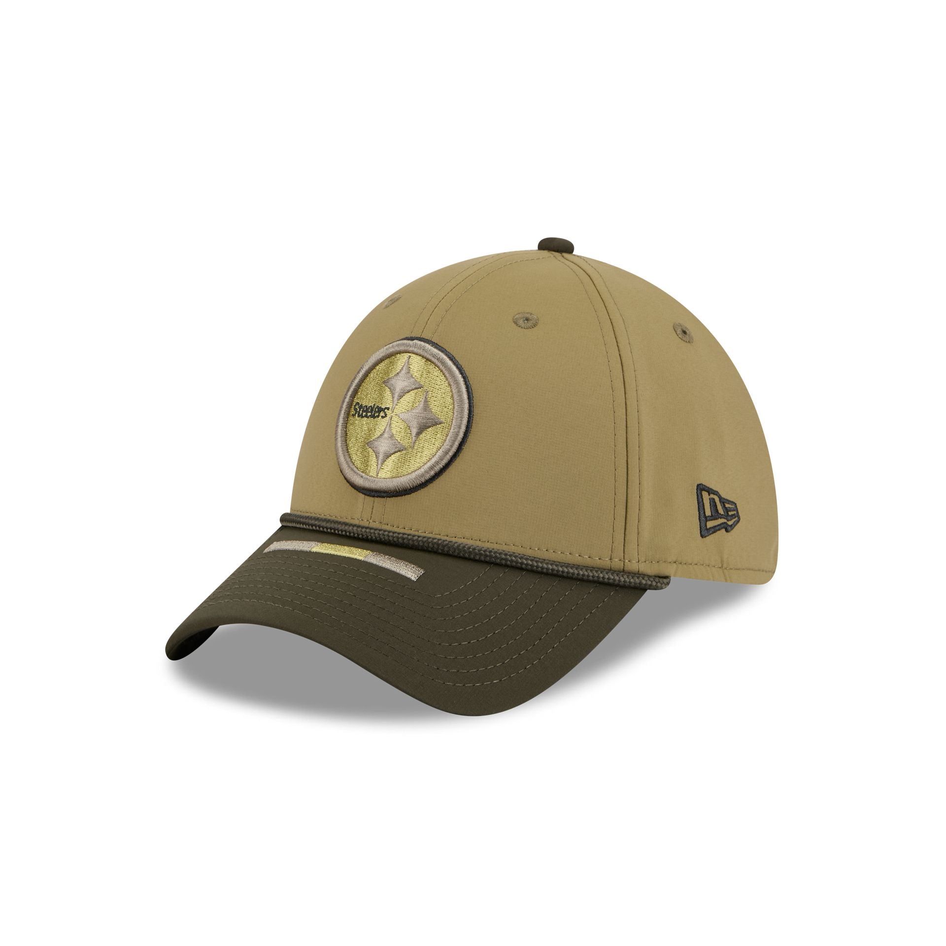 Pittsburgh Steelers 2025 Salute to Service 39THIRTY Stretch Fit Hat - Image 3