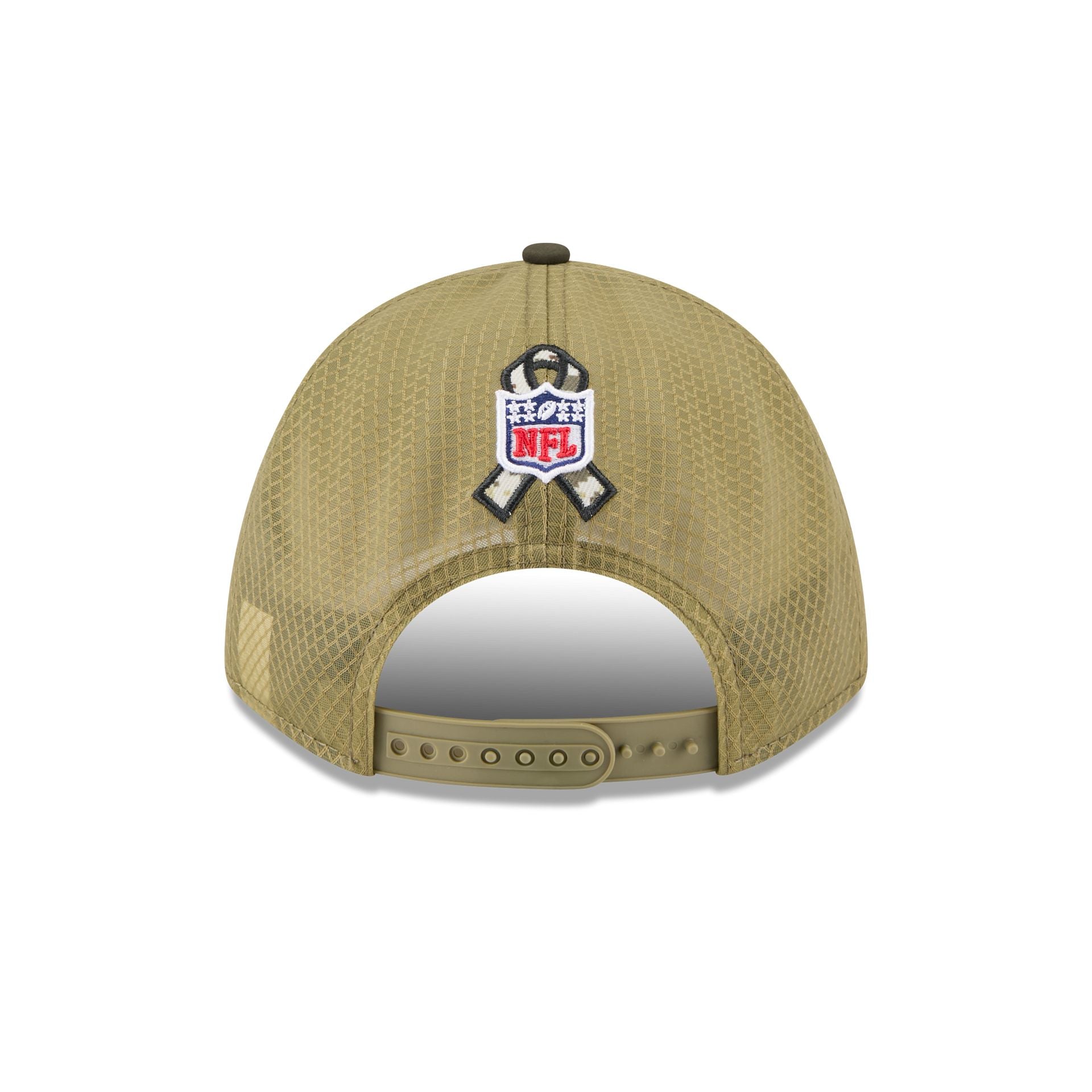 Minnesota Vikings 2025 Salute to Service 9FORTY M-Crown A-Frame Trucker Hat - Image 6