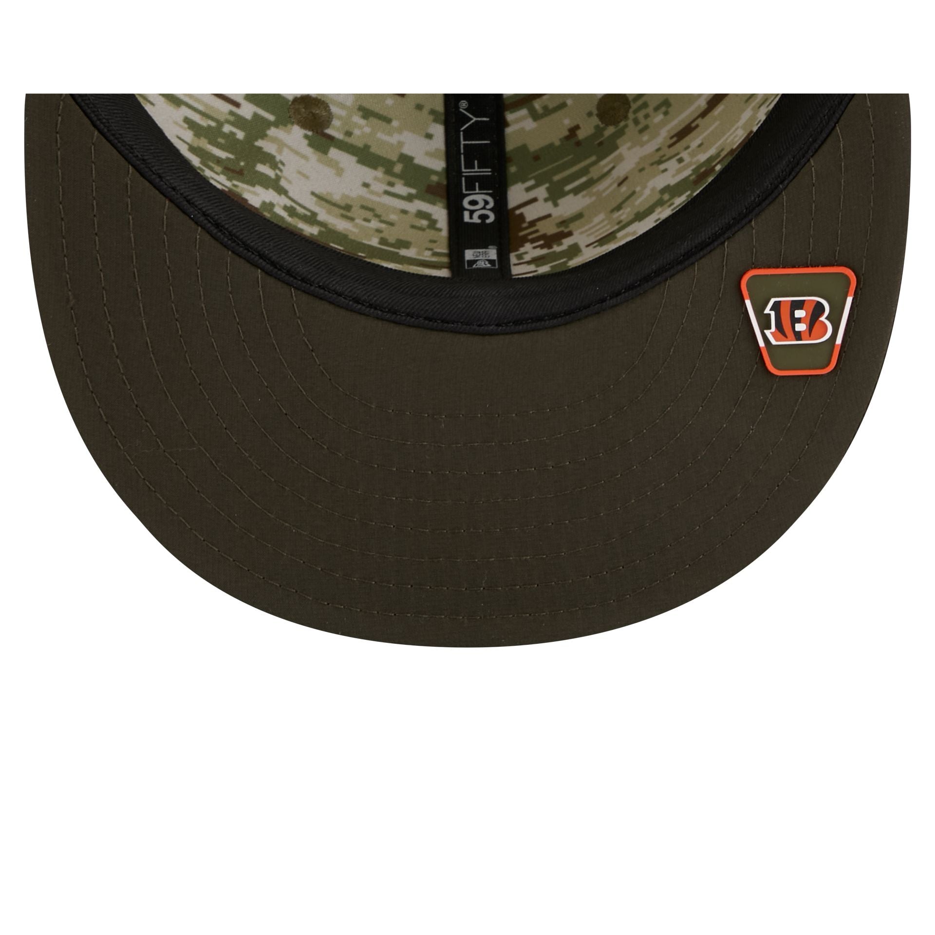 Cincinnati Bengals 2025 Salute to Service 59FIFTY Fitted Hat - Image 7