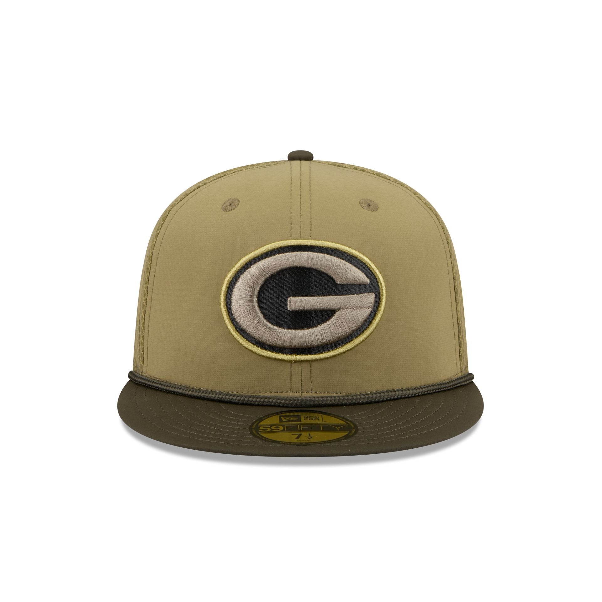 Green Bay Packers 2025 Salute to Service 59FIFTY Fitted Hat - Image 2