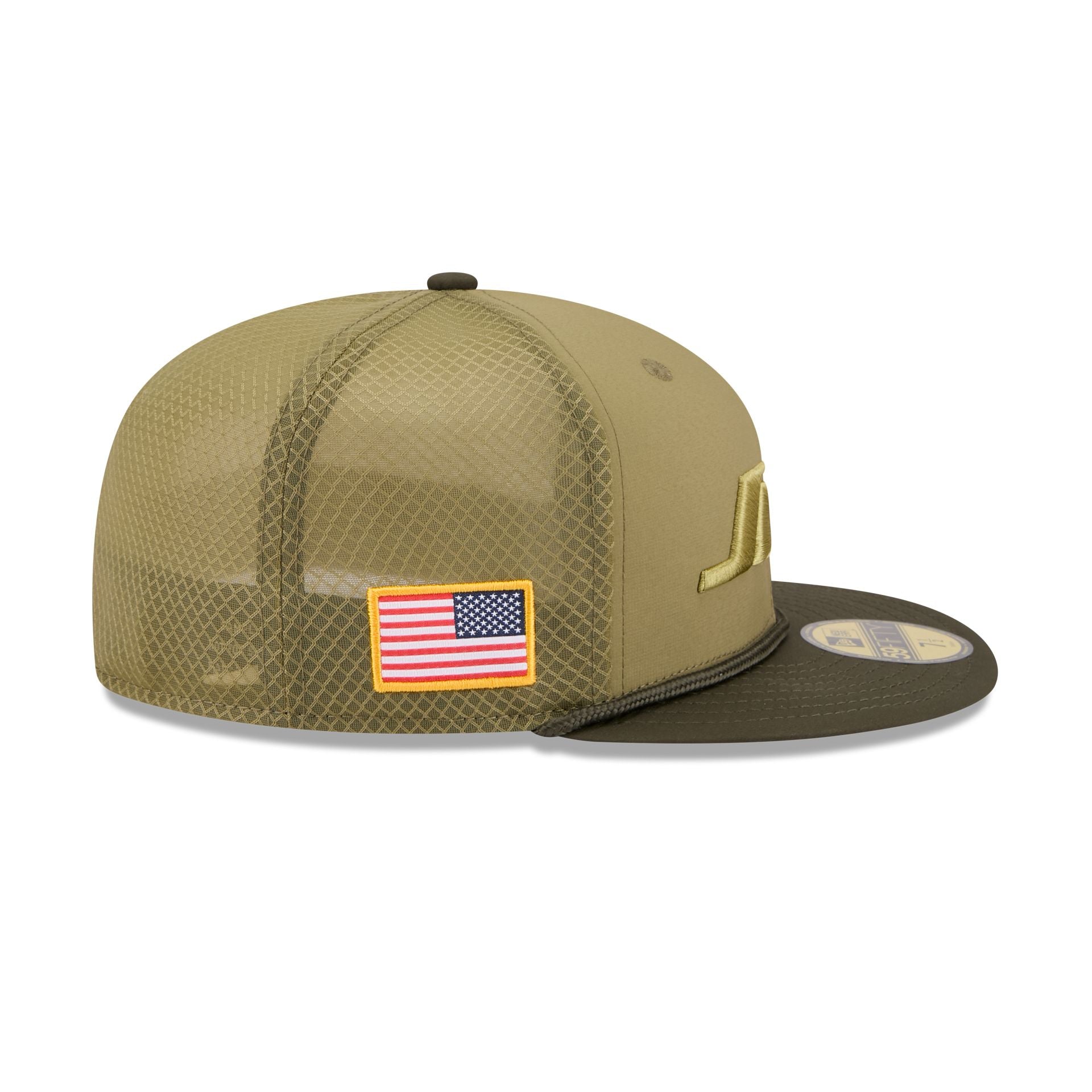 New York Jets 2025 Salute to Service 59FIFTY Fitted Hat - Image 4