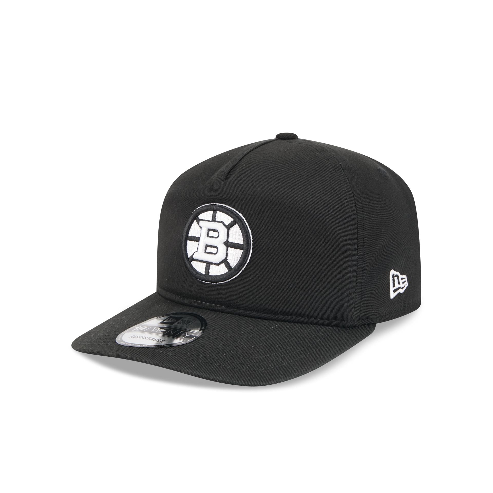 Boston Bruins Black and White 19TWENTY Snapback Hat
