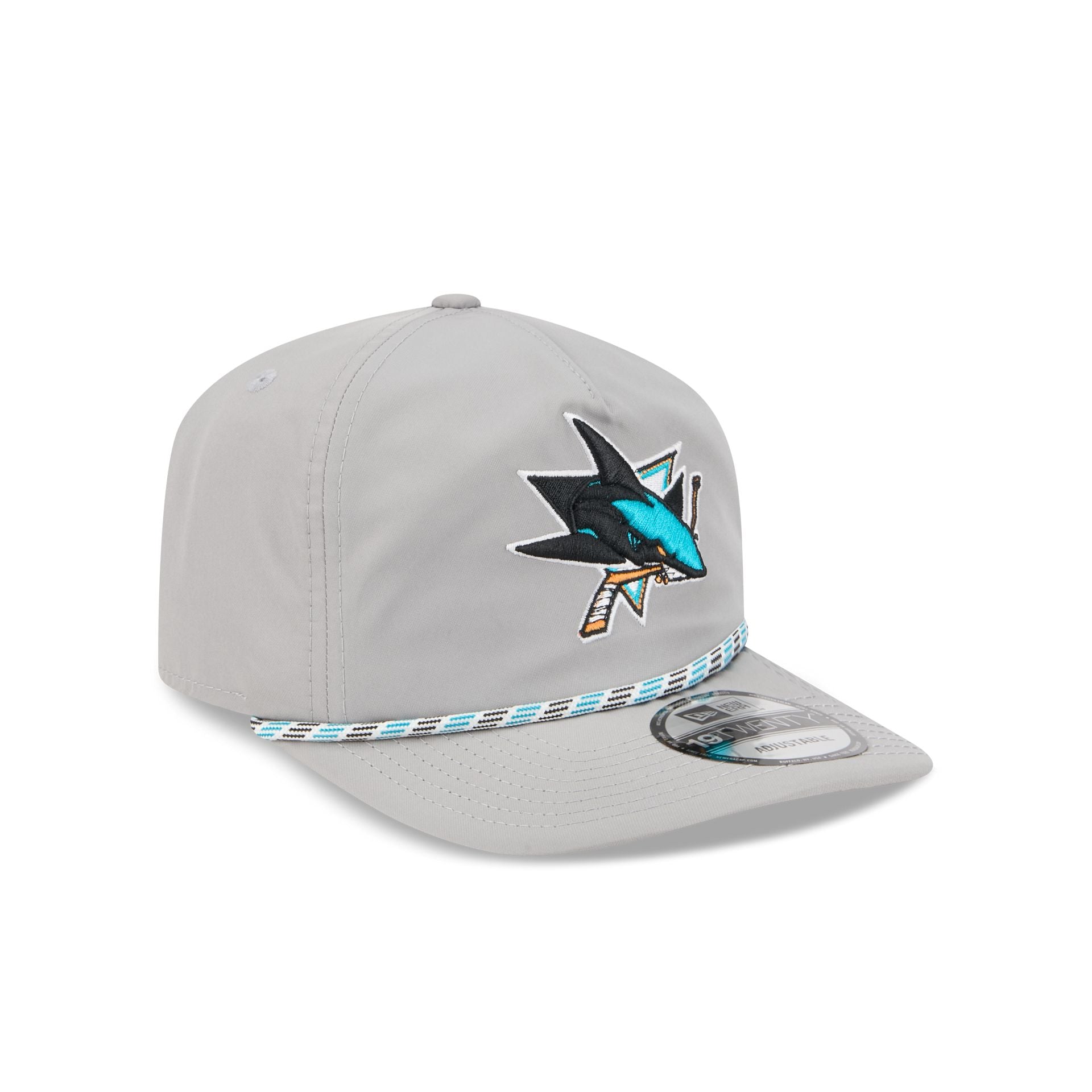 San Jose Sharks Gray 19TWENTY Snapback Hat - Image 3